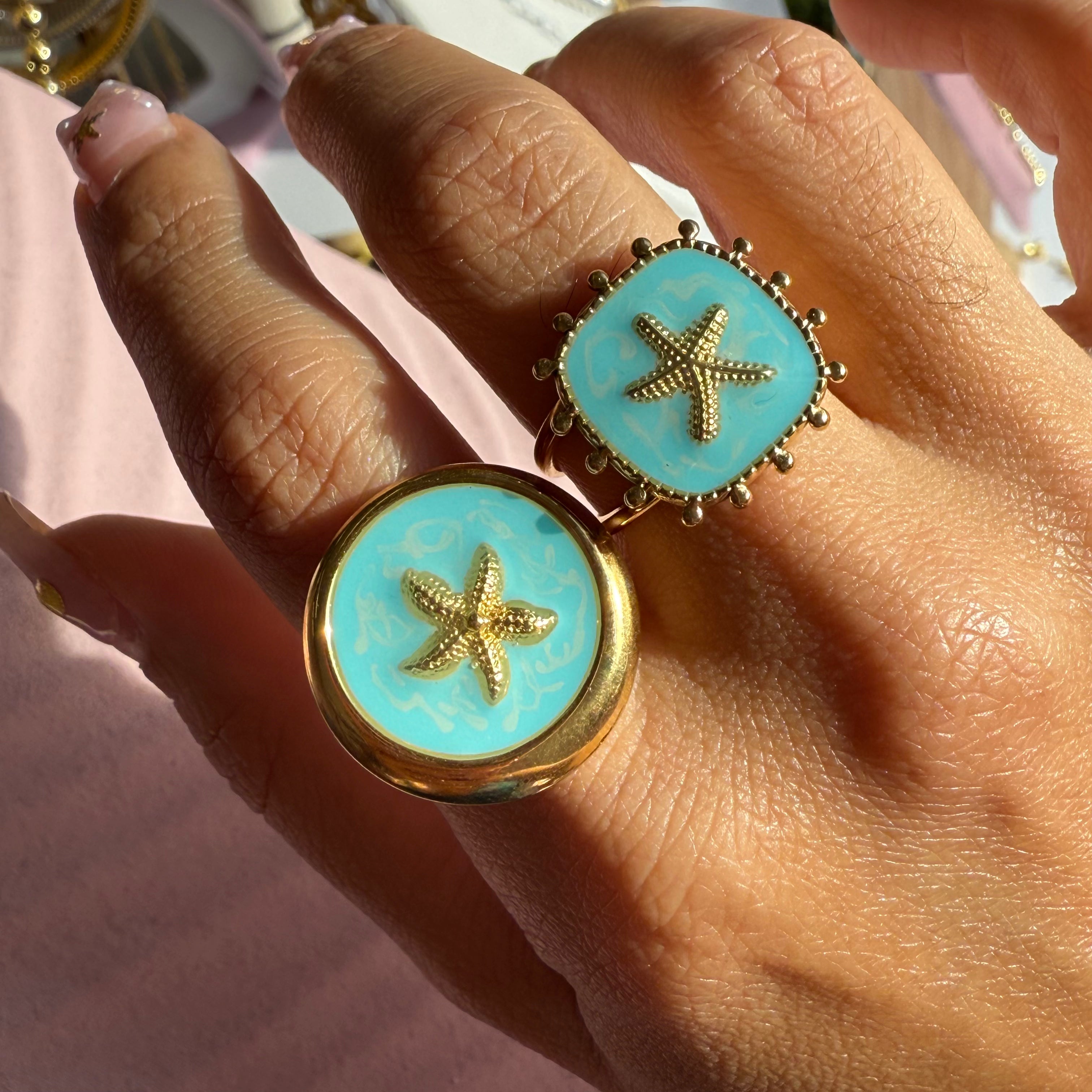 Aqua Nova Ring Collection