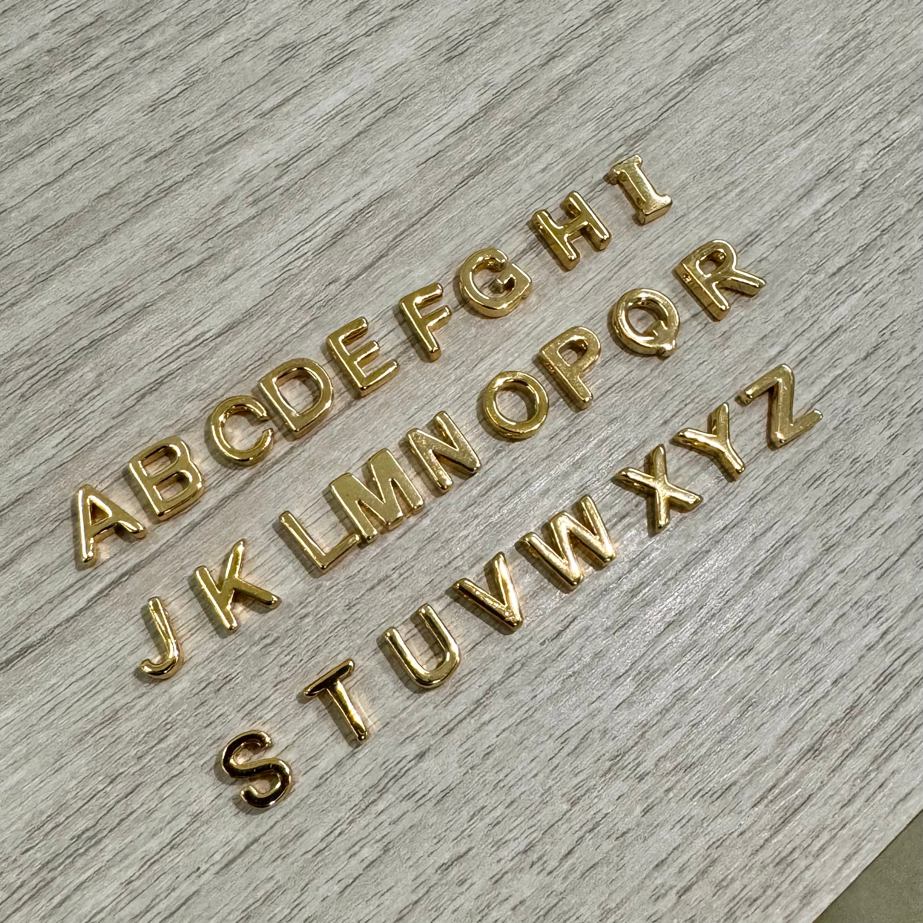 Gold Initial Letter