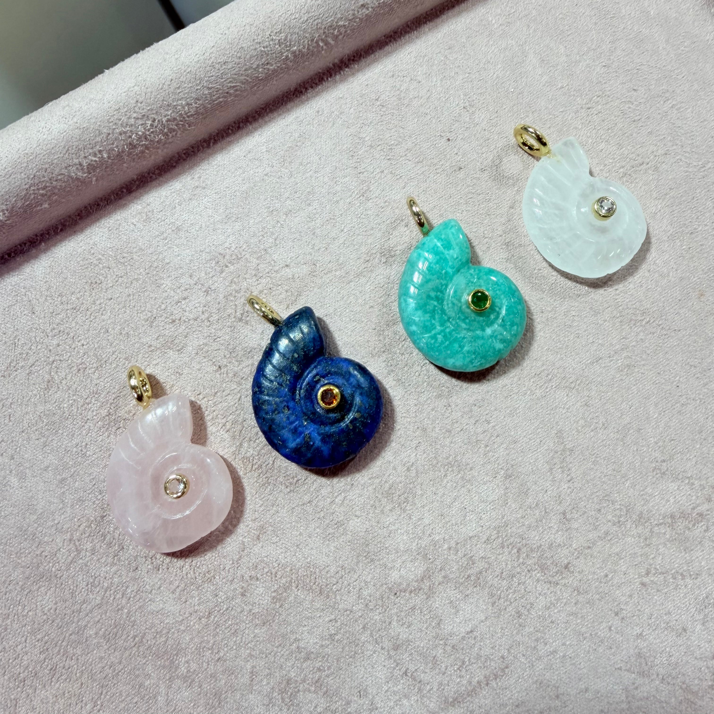Snail Natural Fish Charm