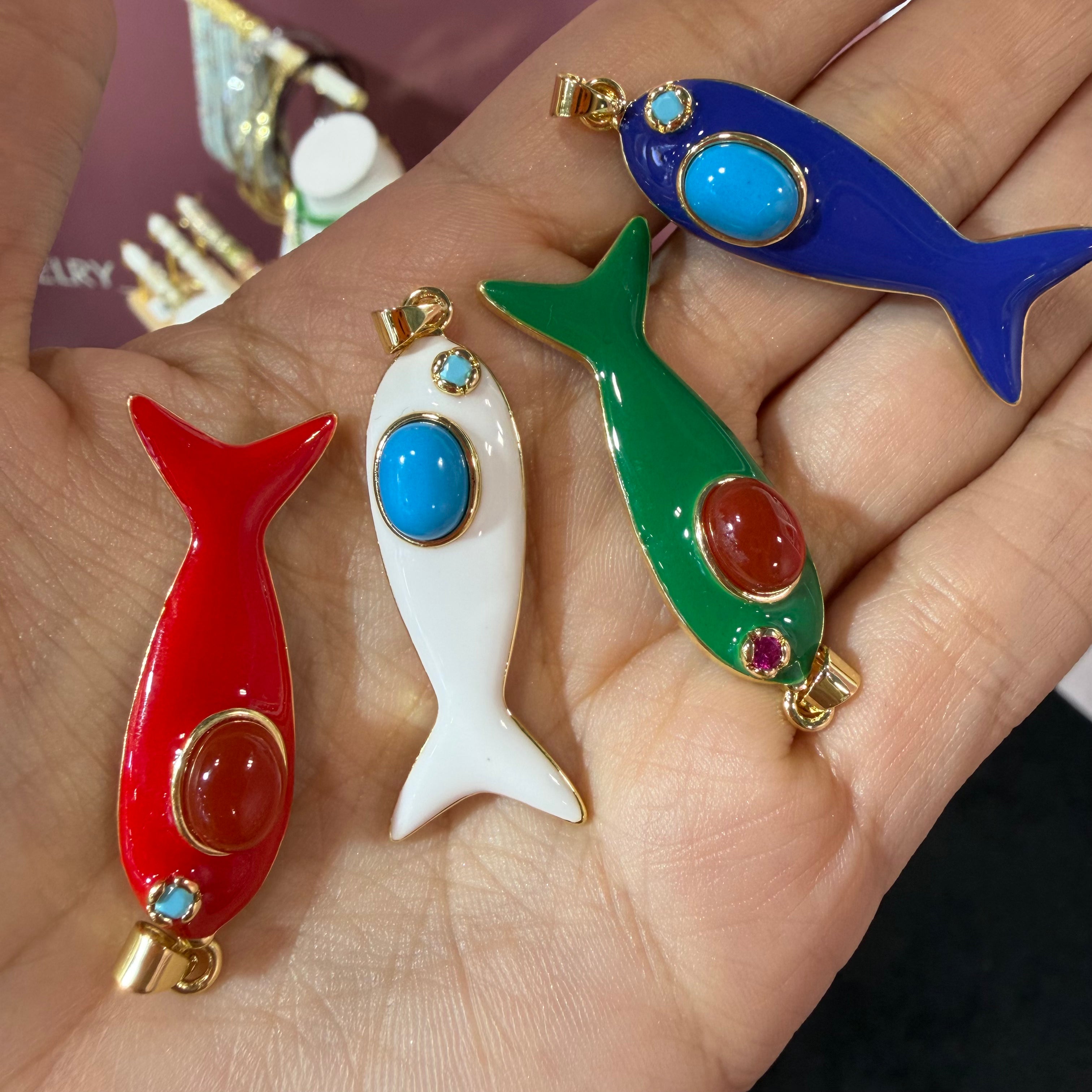 Riviera Capsule Fish Charm