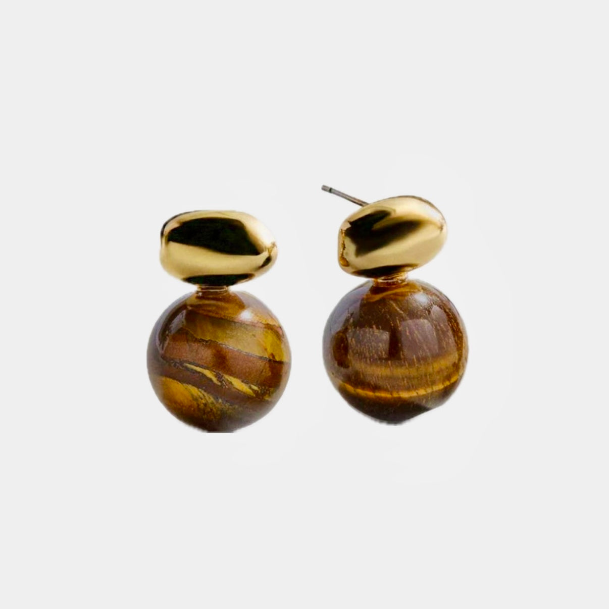 Tiger Glow Drop Earrings