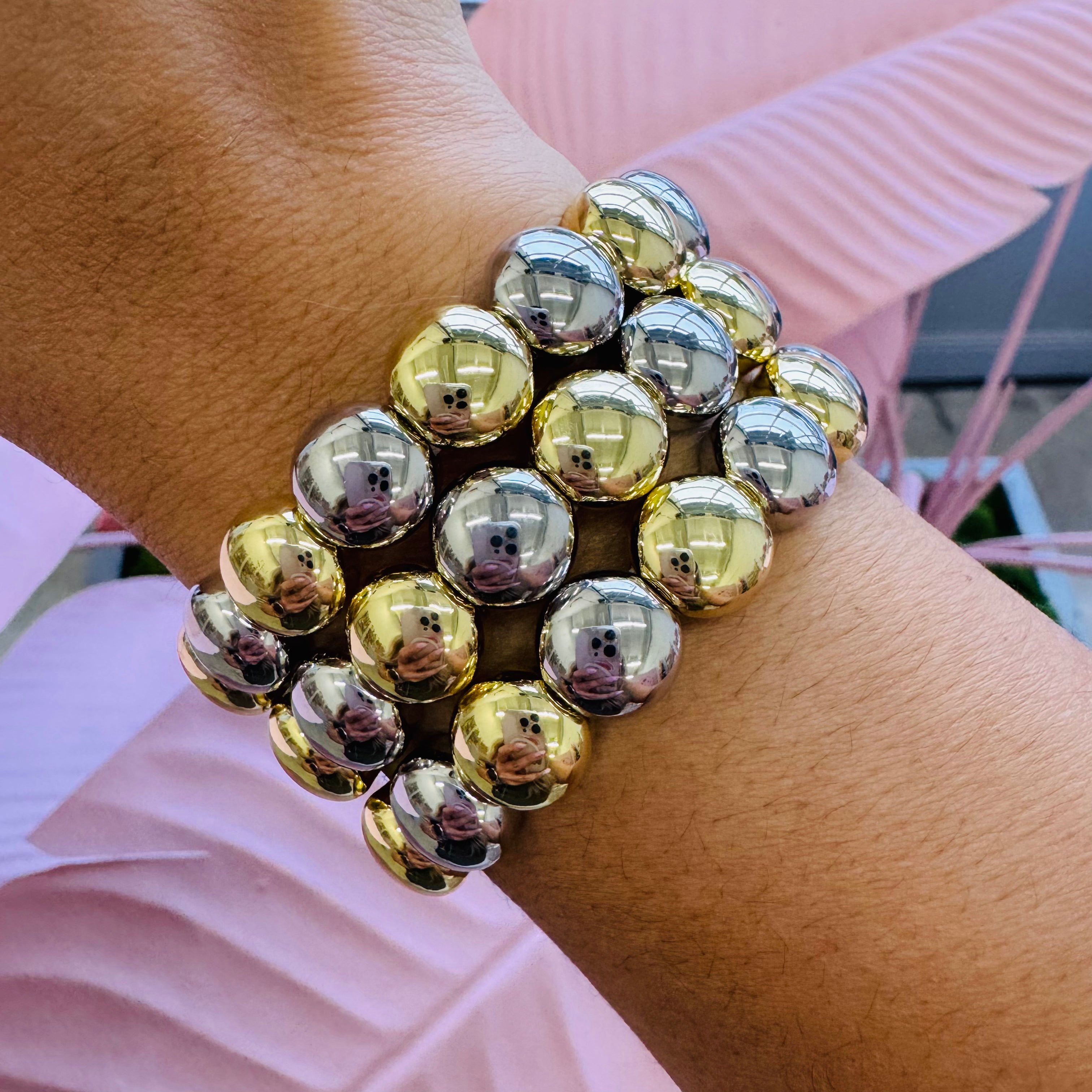 Elastic Shapes Bracelet
