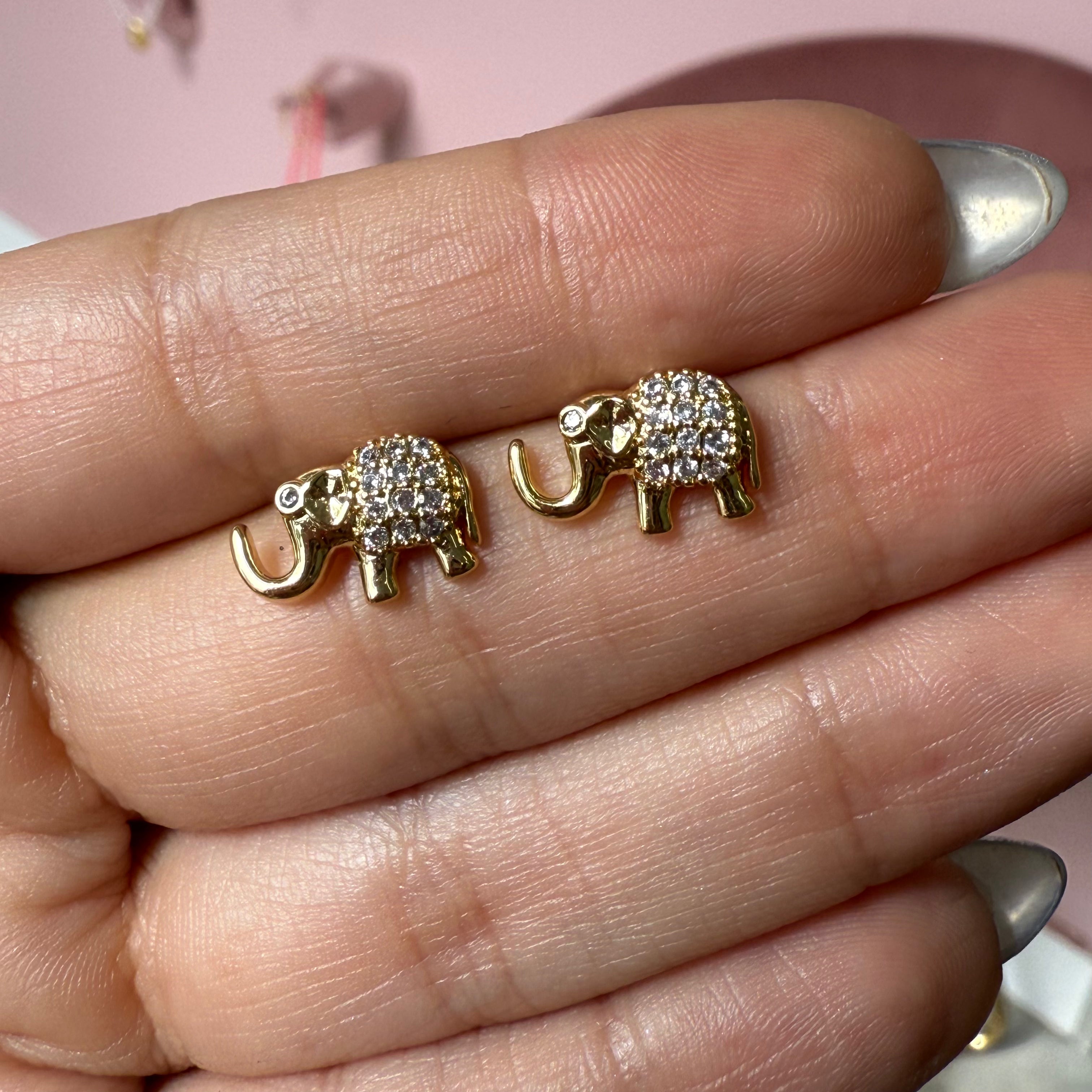 White Crystal Earrings
