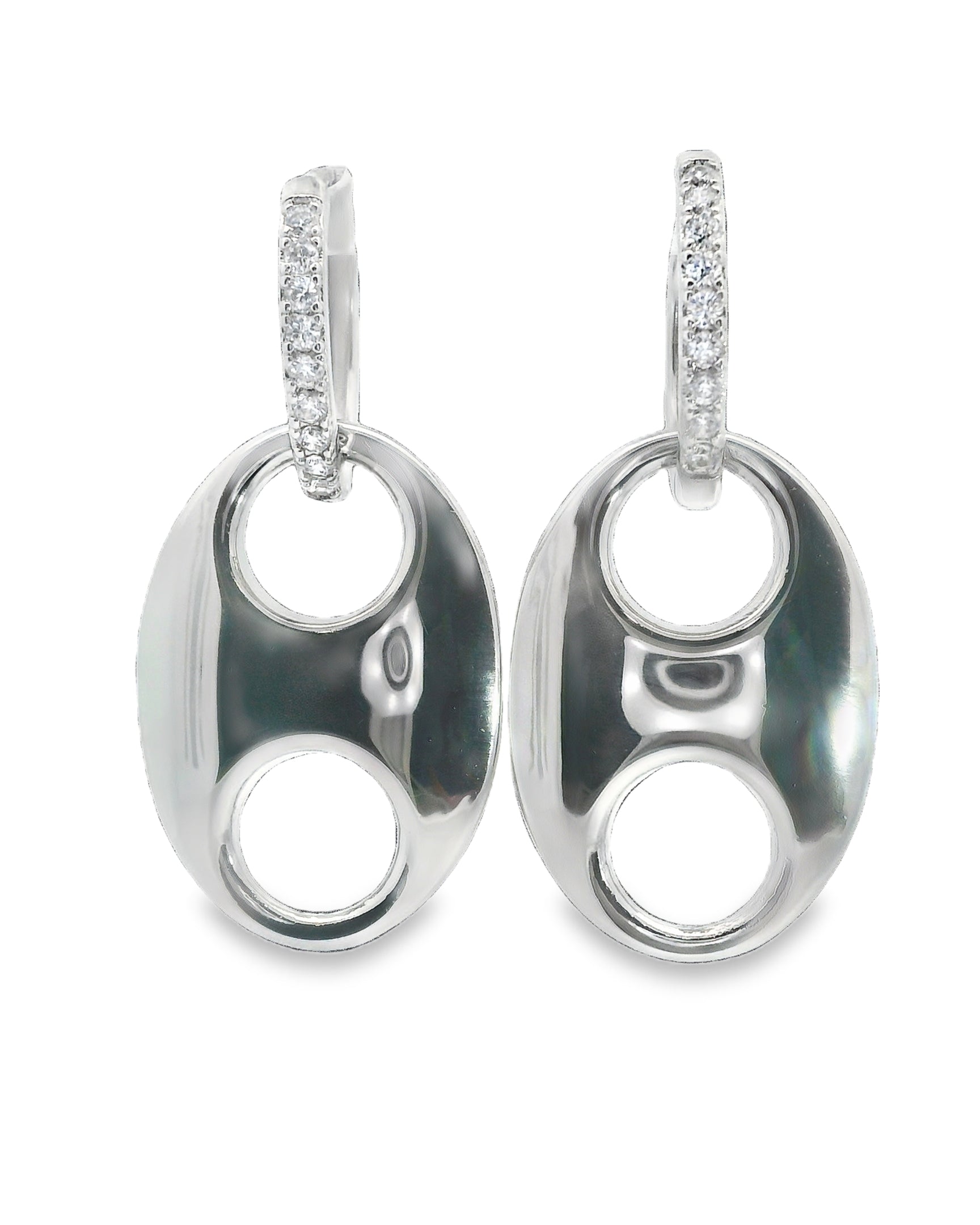 Anchor Crystal Hoop