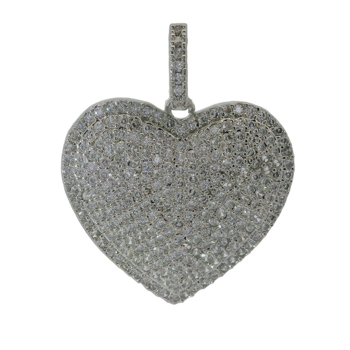 Heart Color Full Zirconium Charm