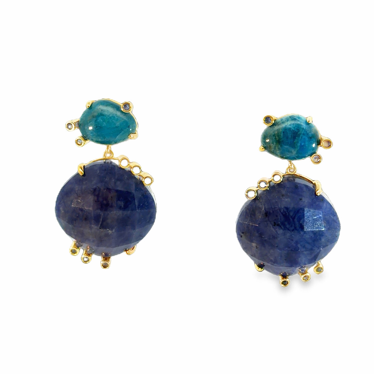 Gem Stone Luxe Earrings