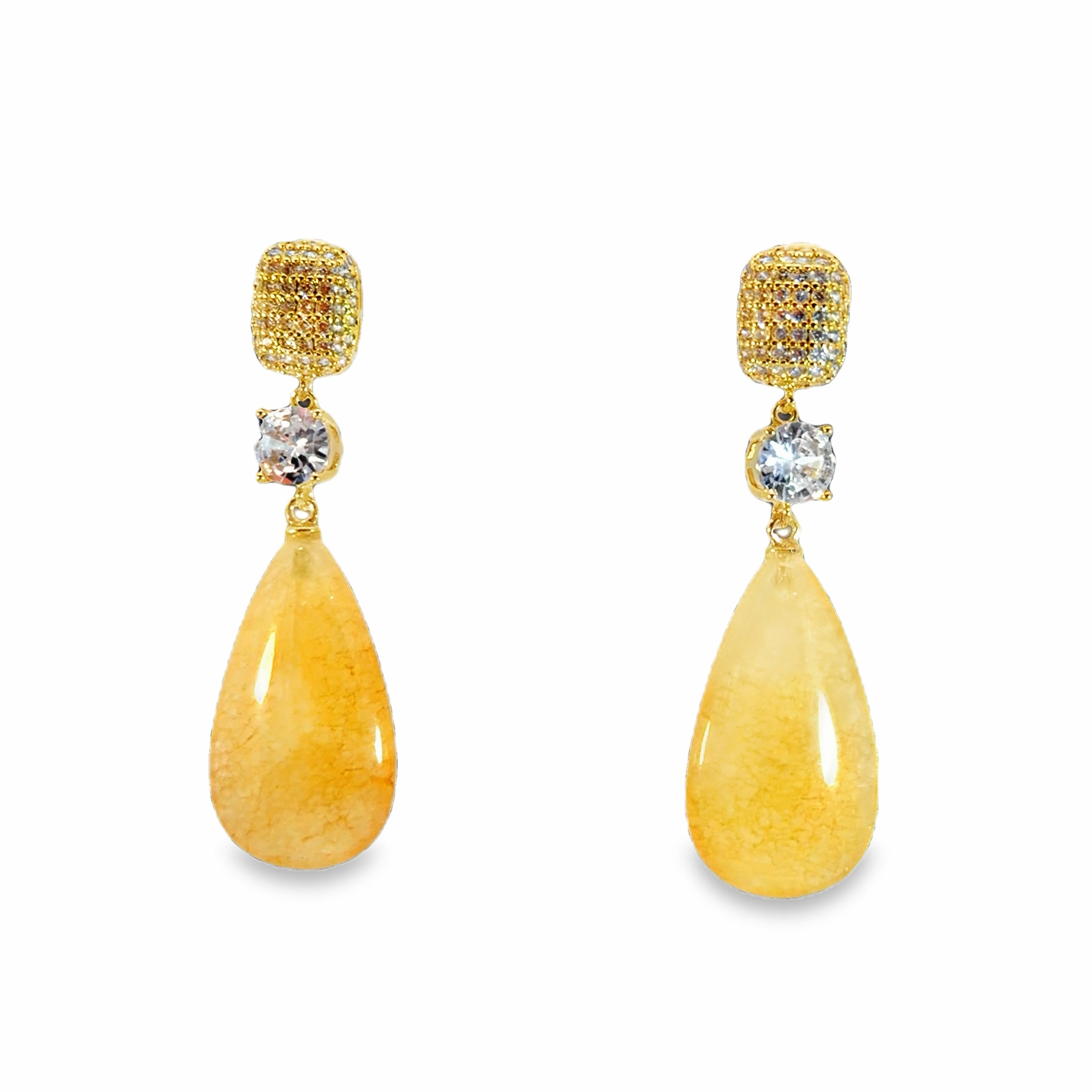 Gem Stone Luxe Earrings