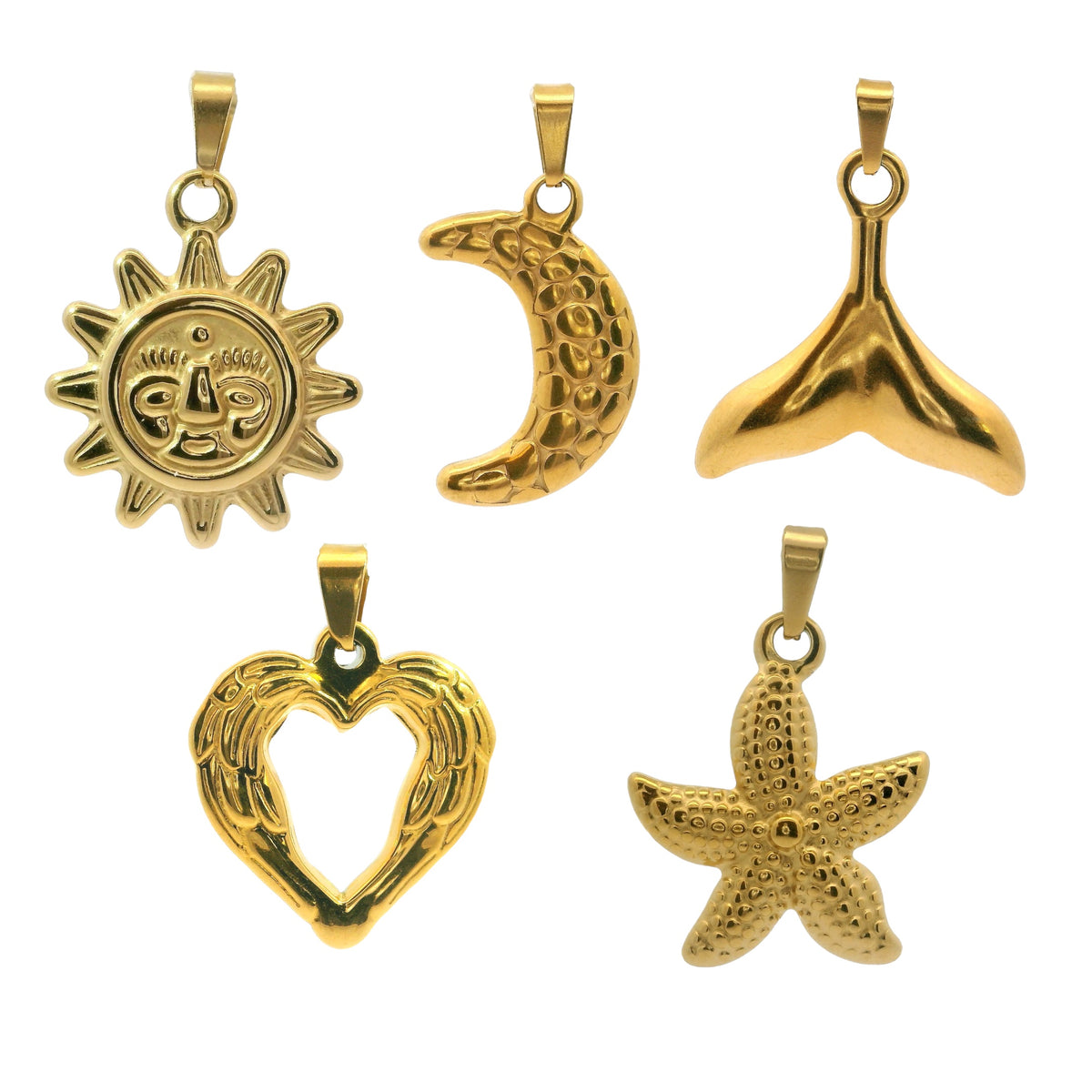 Gold Sea Charm