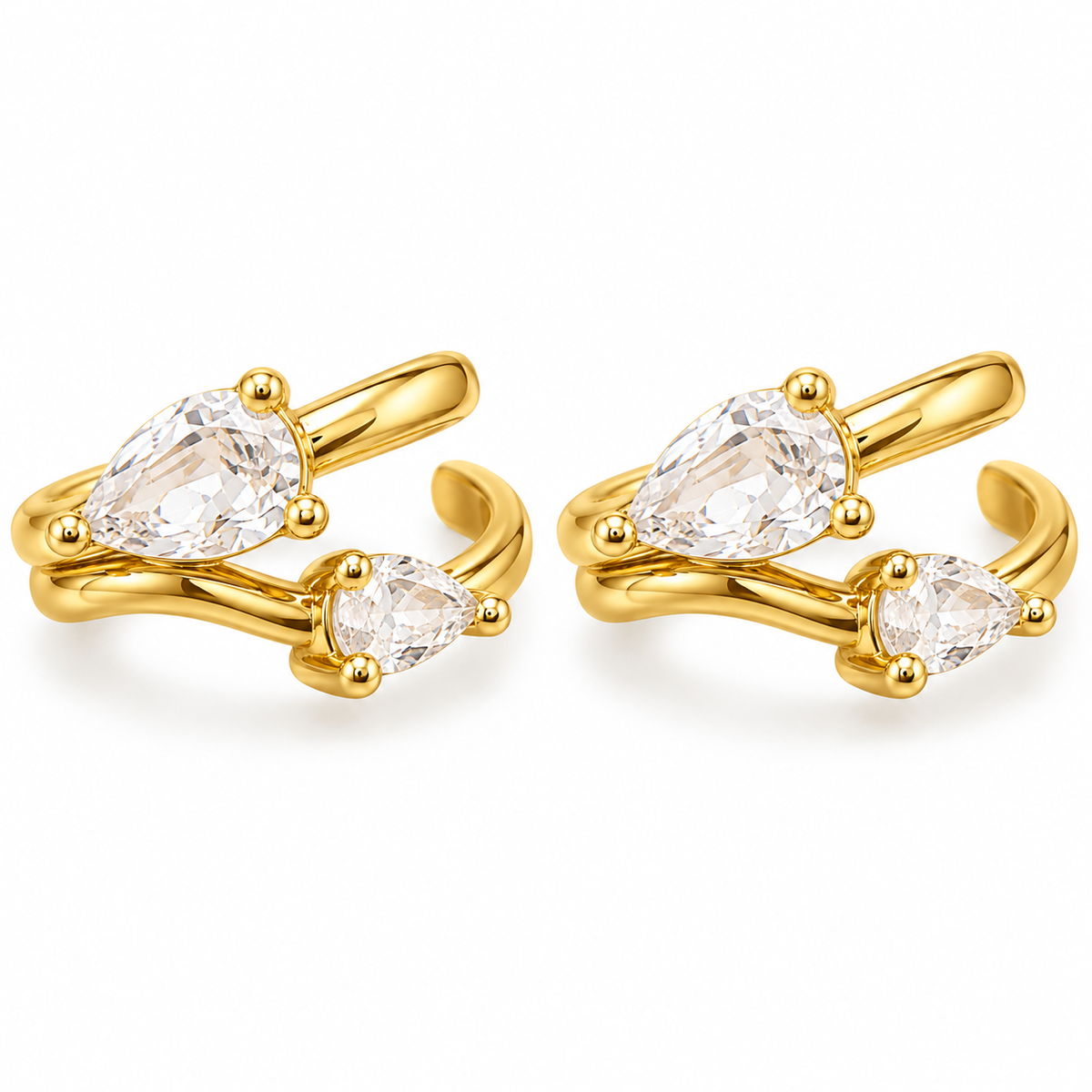 Crystal Cascade Earrings