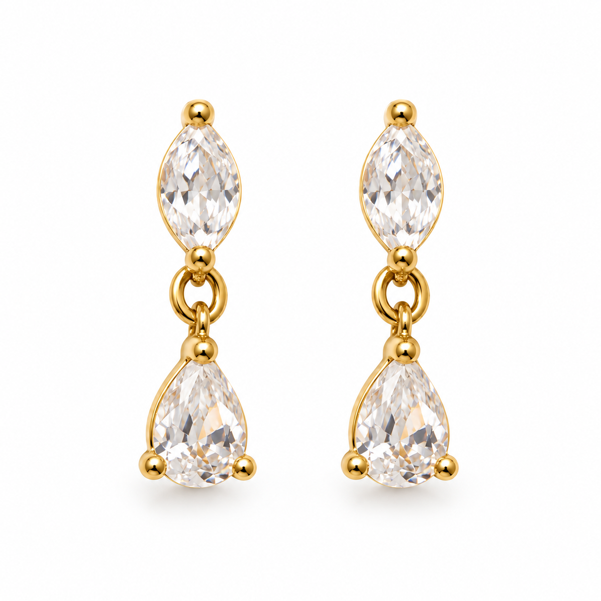 Crystal Cascade Earrings