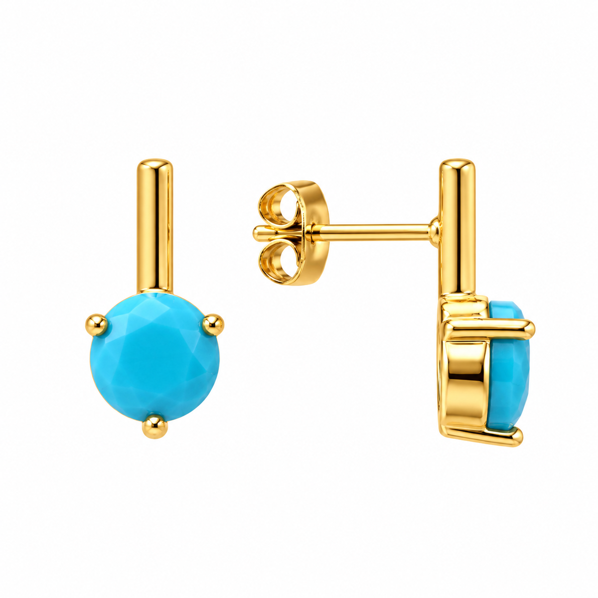 Luxe Crystal Round Earrings