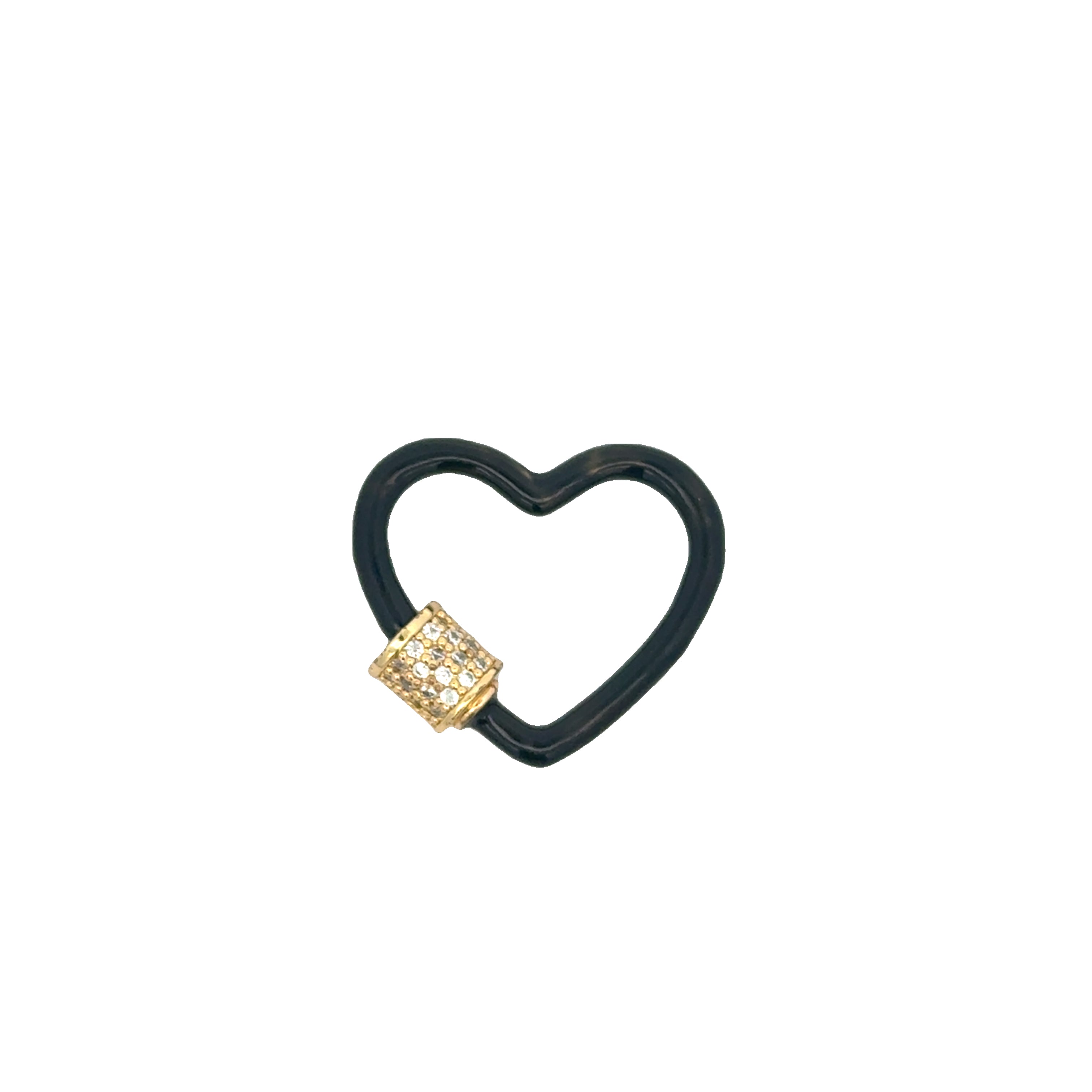 Neon Heart Carabiner