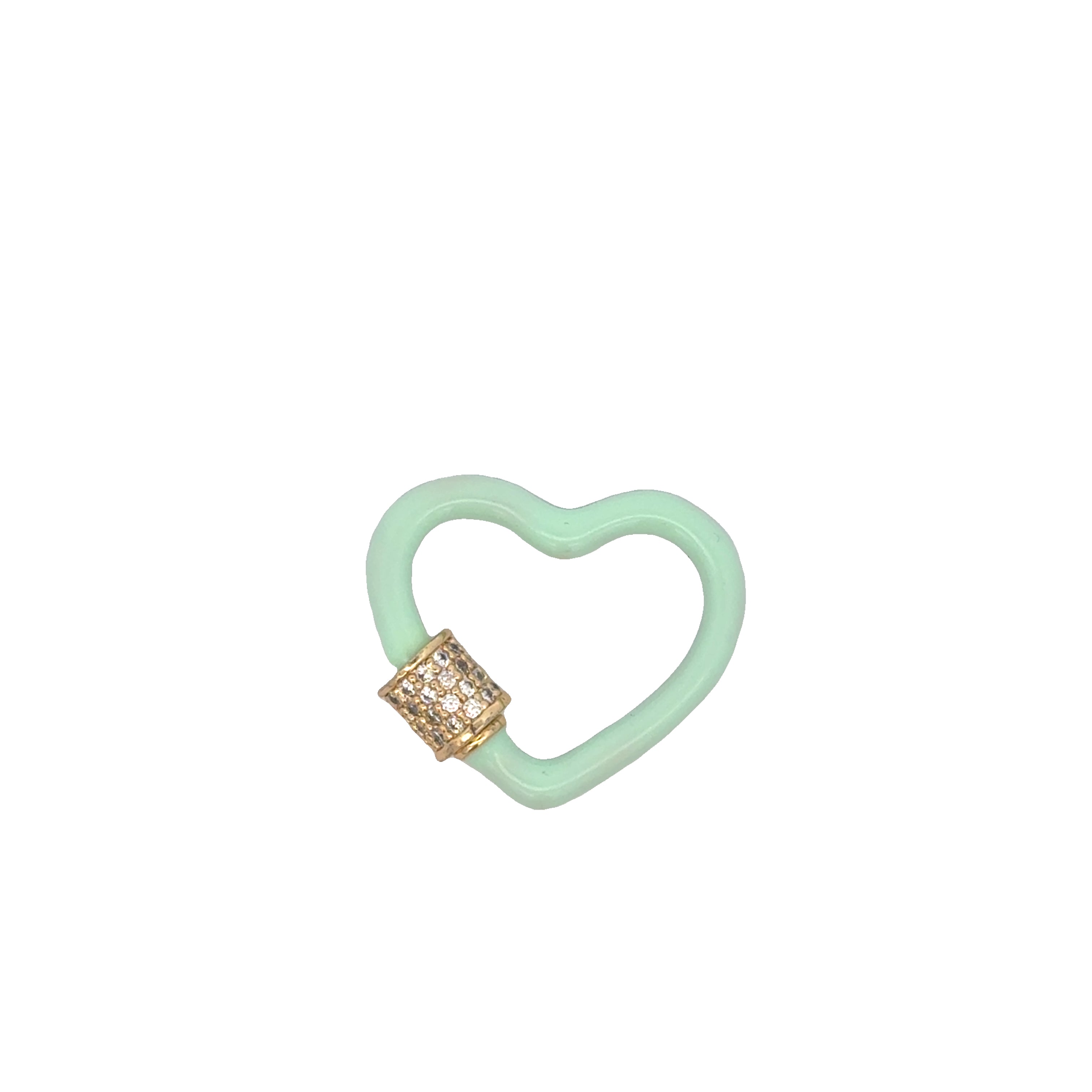 Neon Heart Carabiner