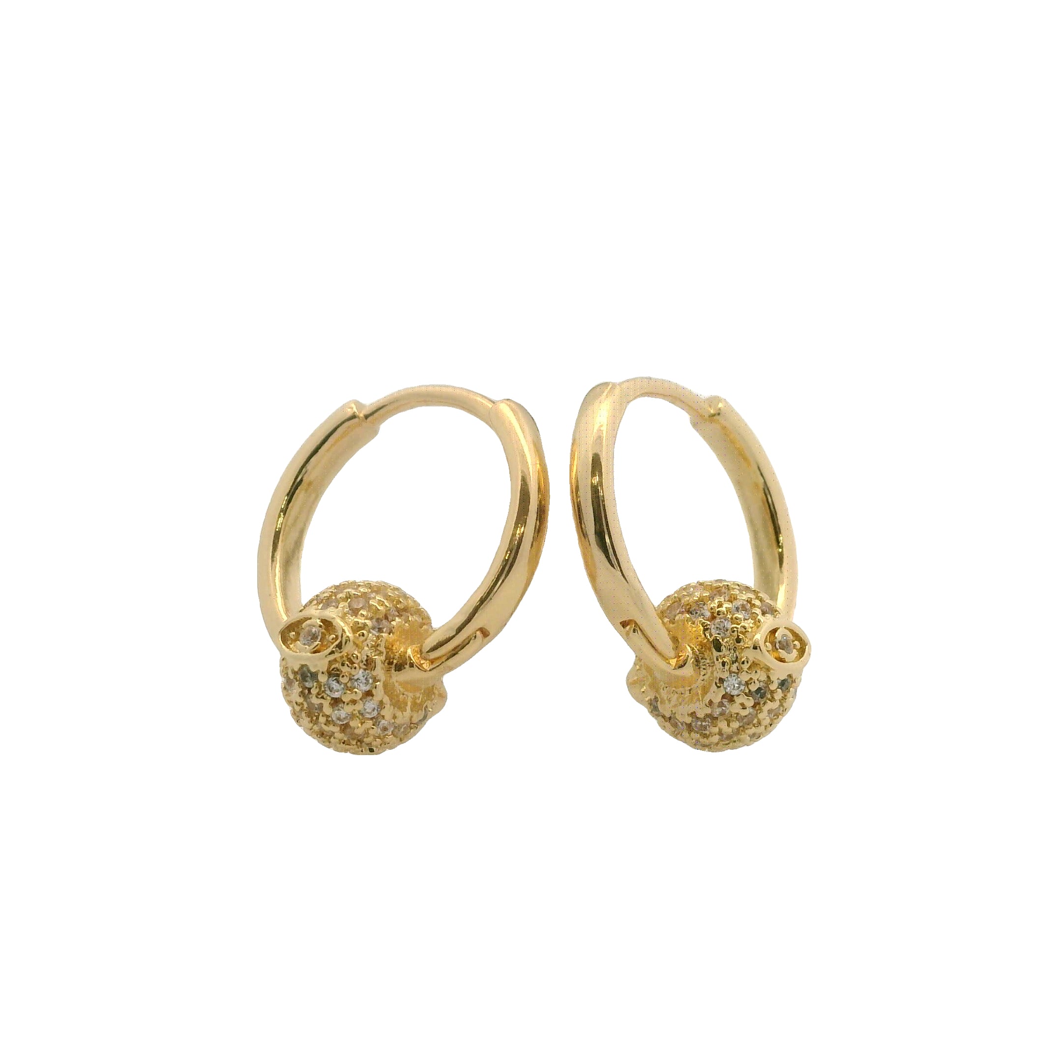 Tennis Crystal Hoops