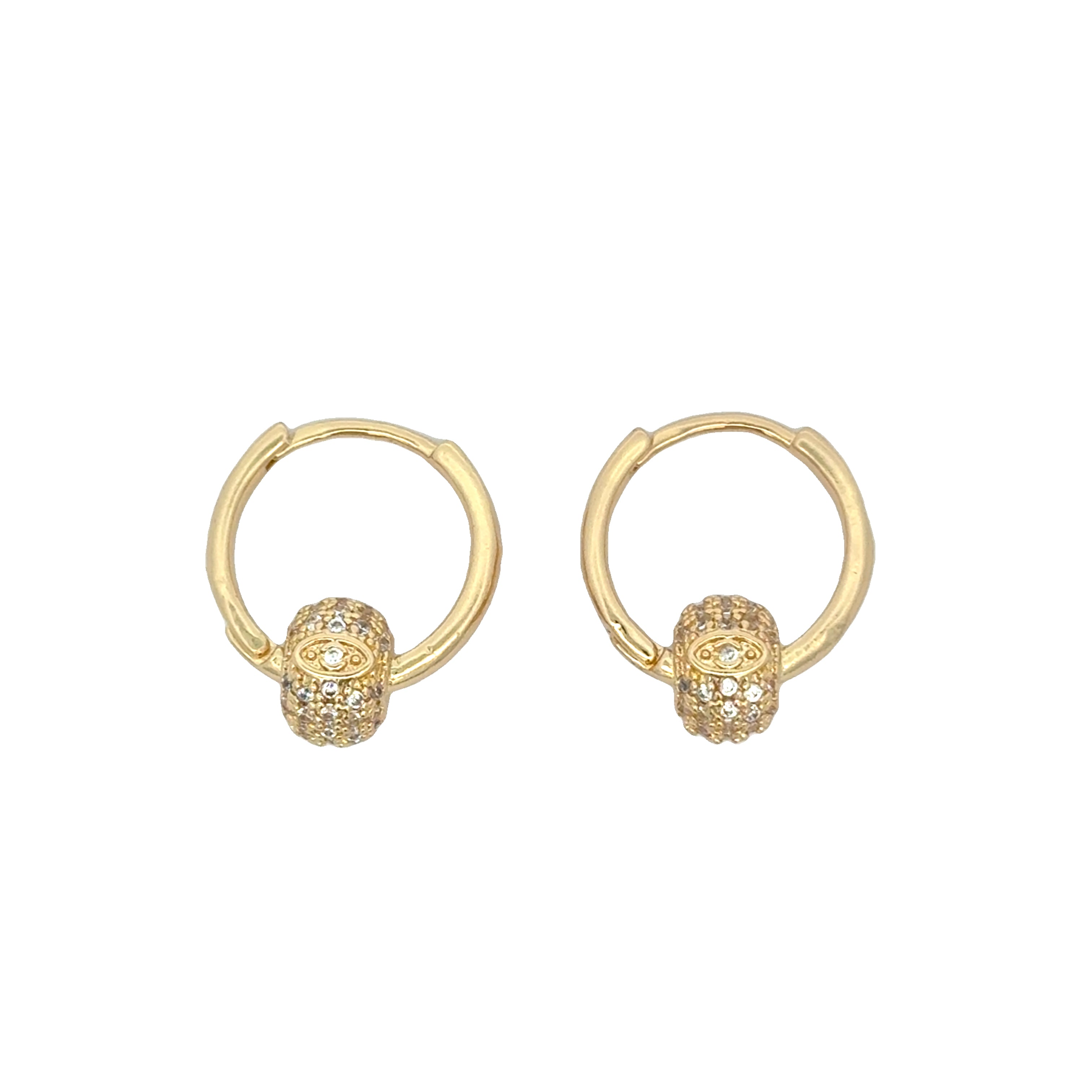 Tennis Crystal Hoops