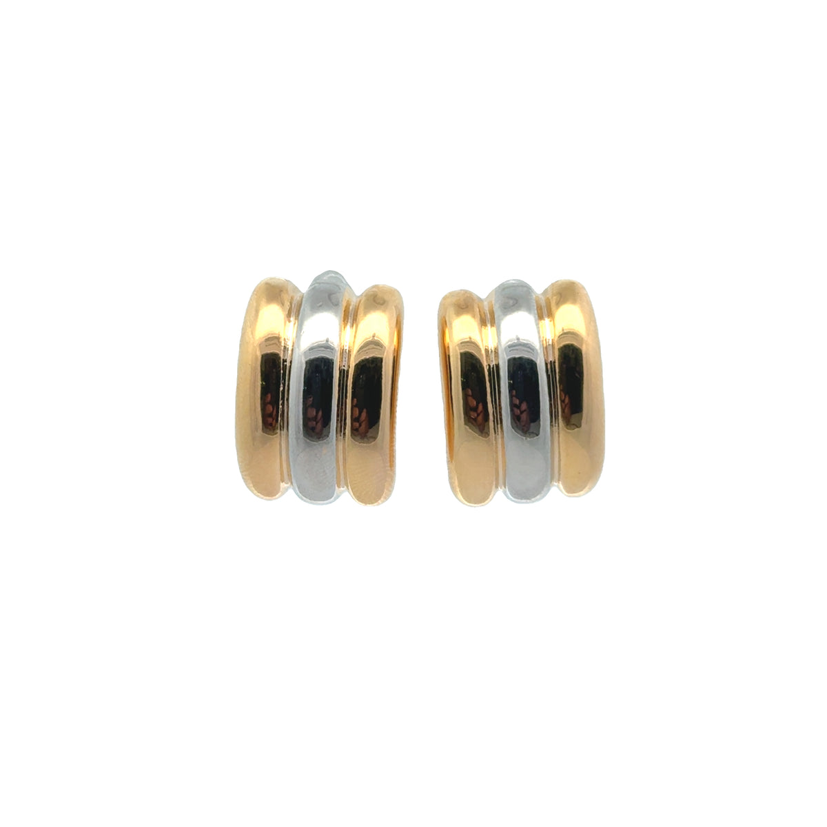 Puffed Lines Earrings