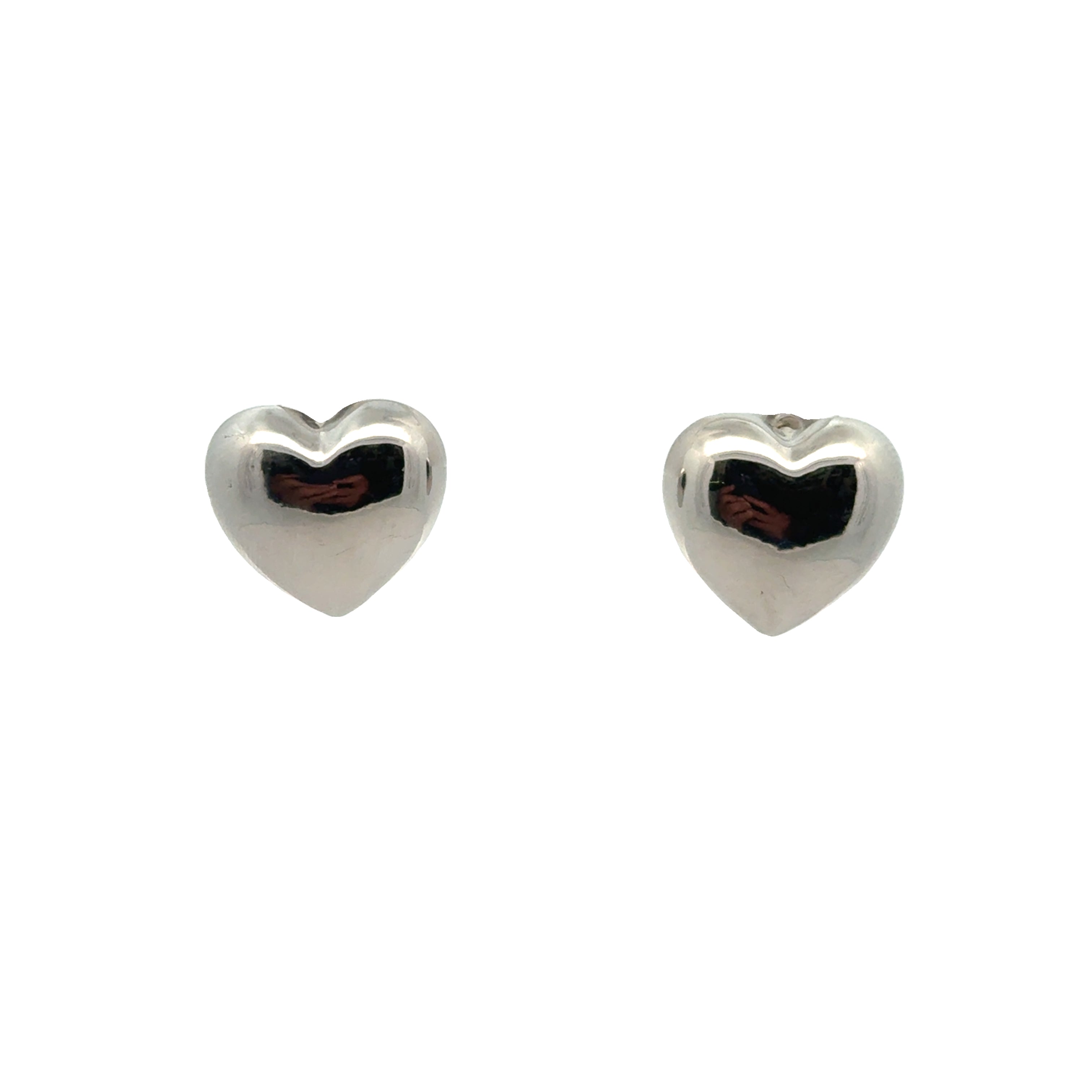 Chunky Curve Hearts Earrings