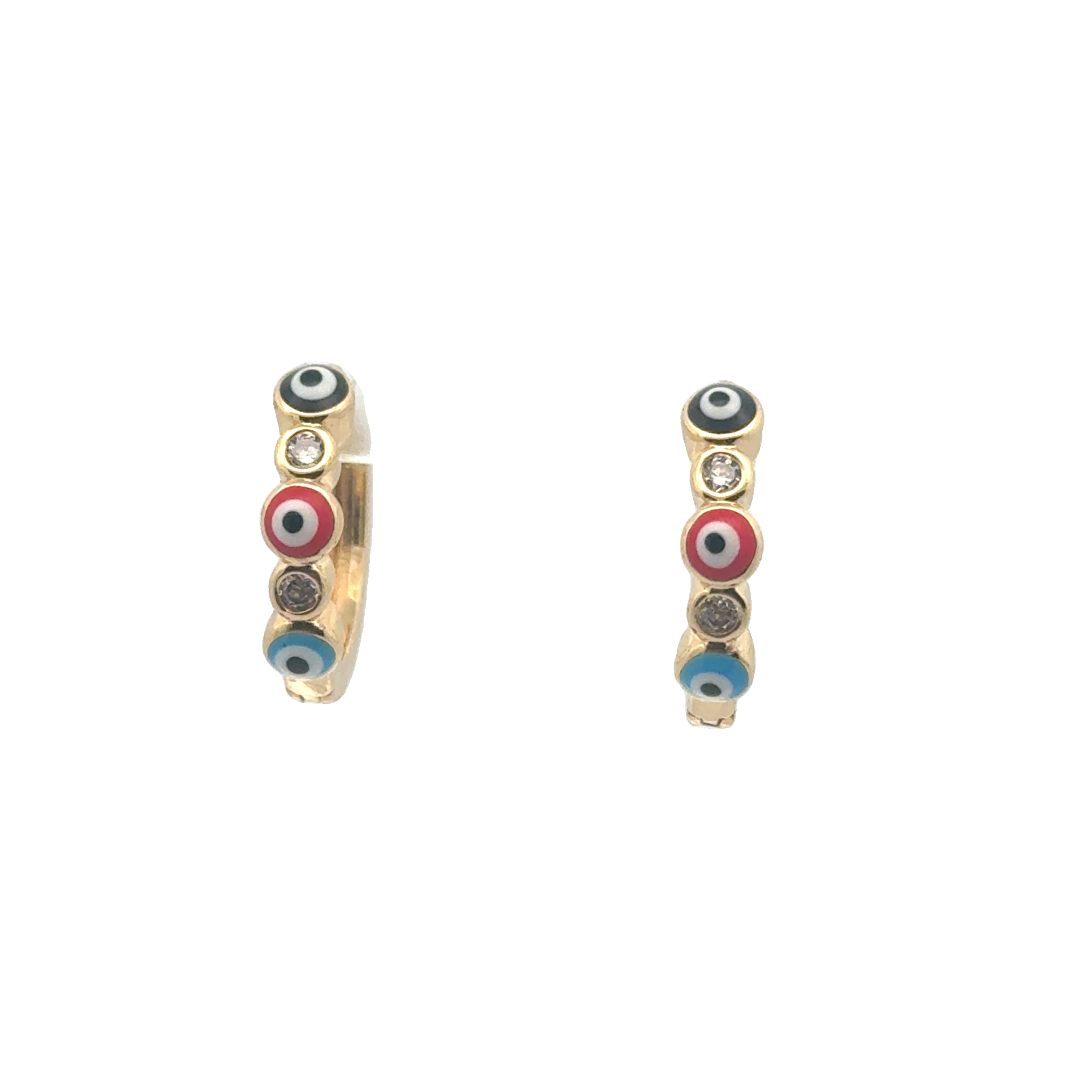 Evil eye Color Hoops