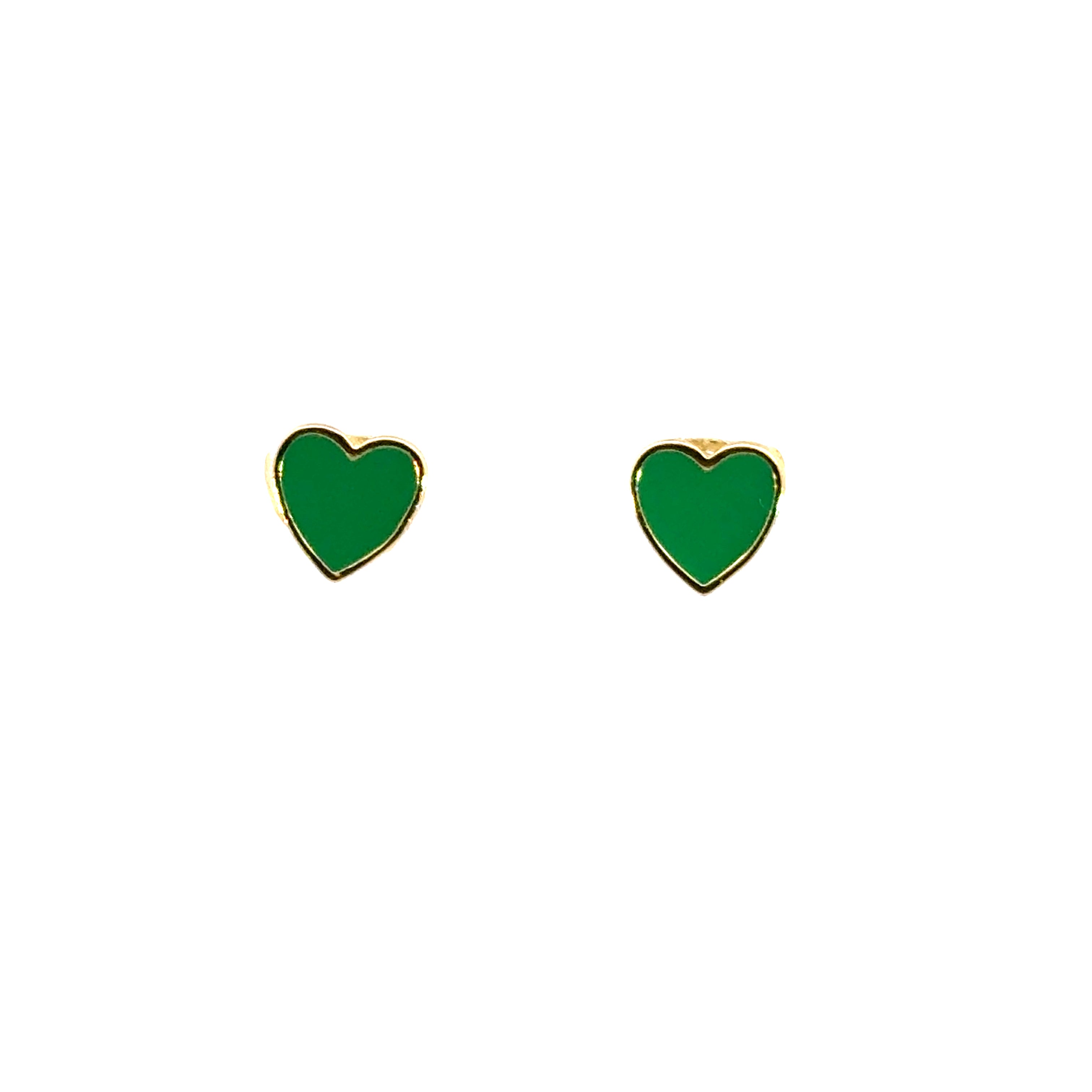 Enamel Hearts Earring