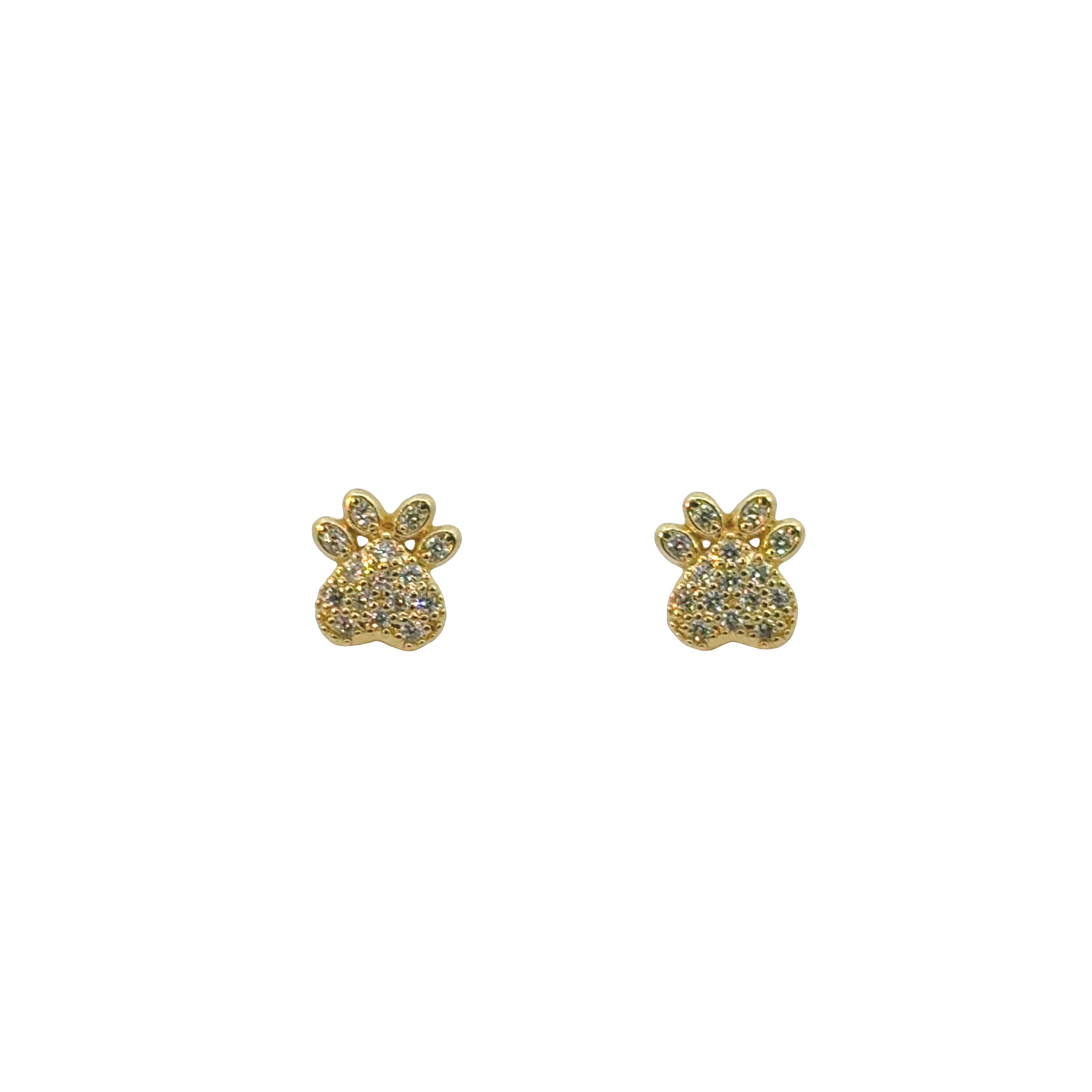 White Crystal Earrings