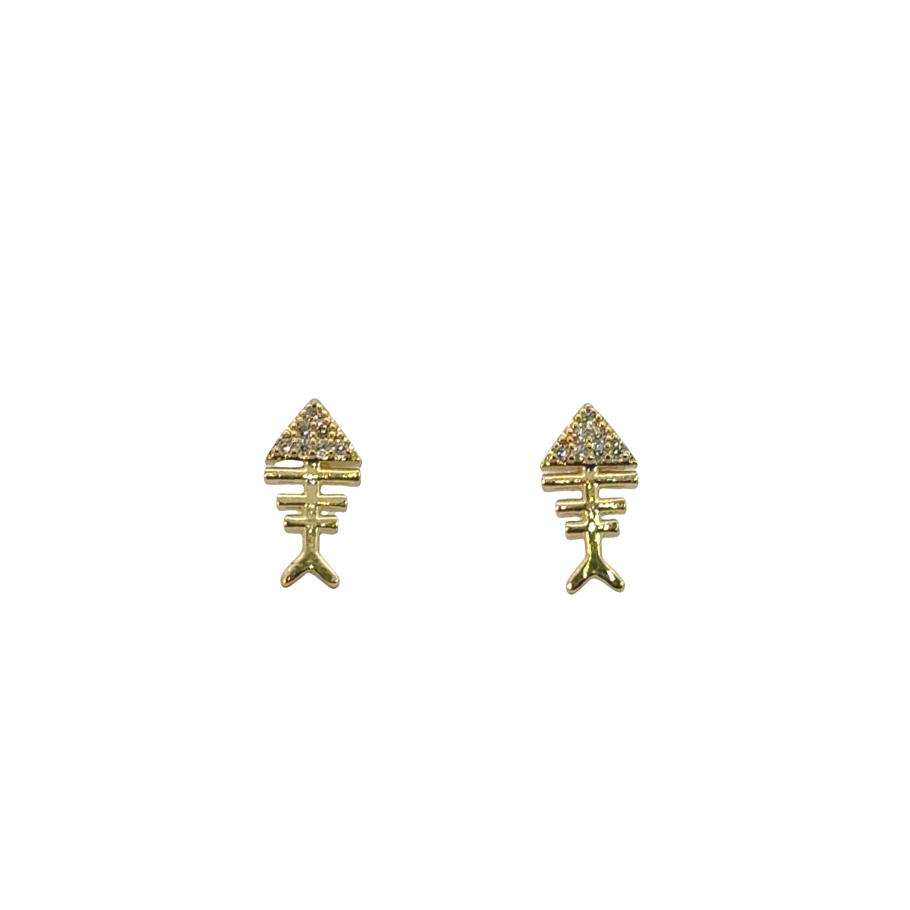 White Crystal Earrings