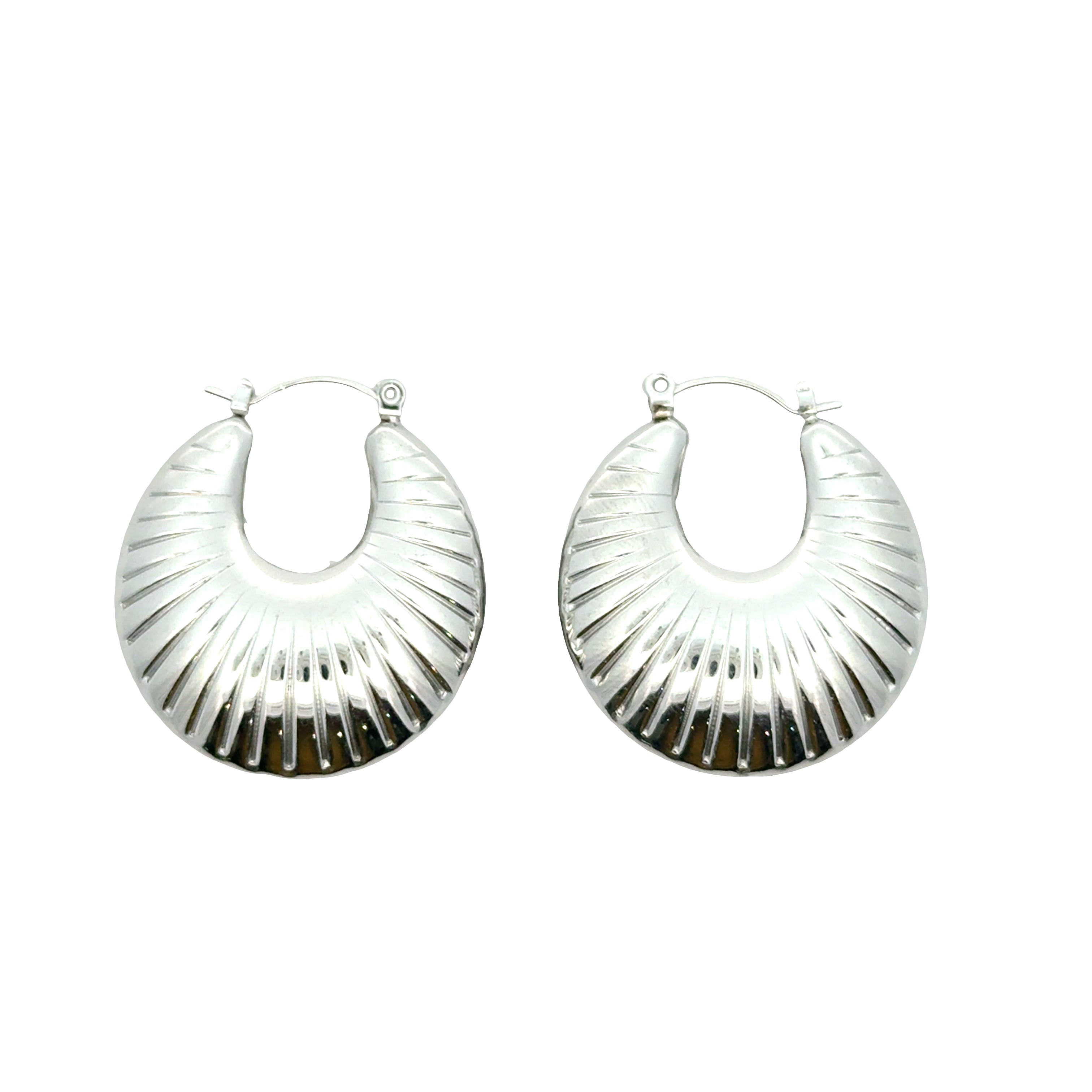 Texture Luxe Hoops