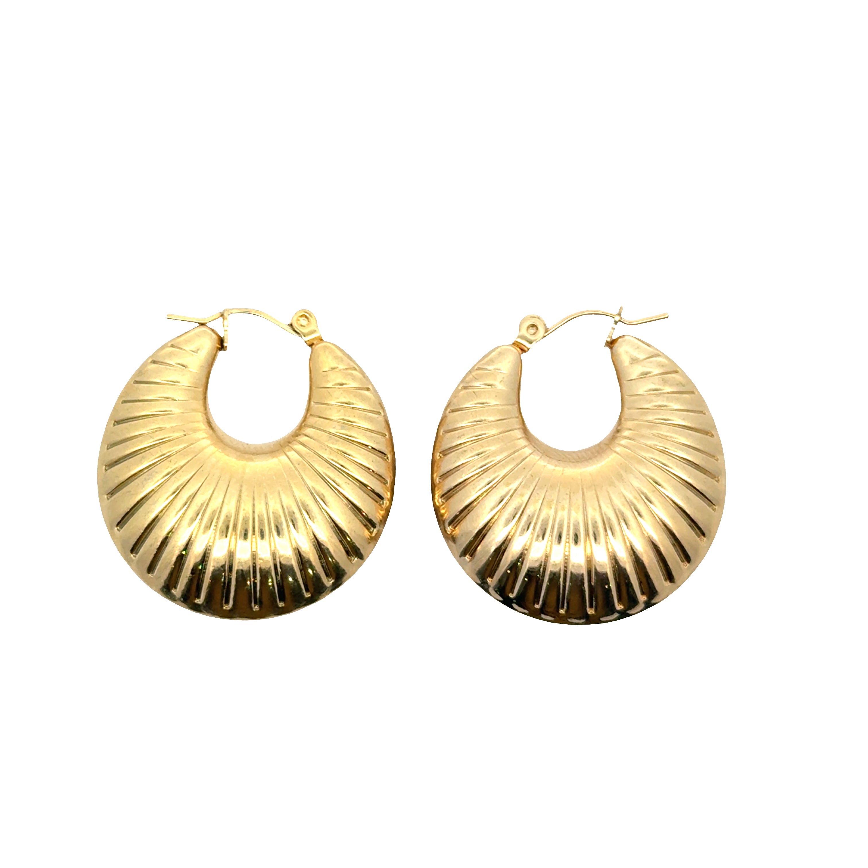 Texture Luxe Hoops