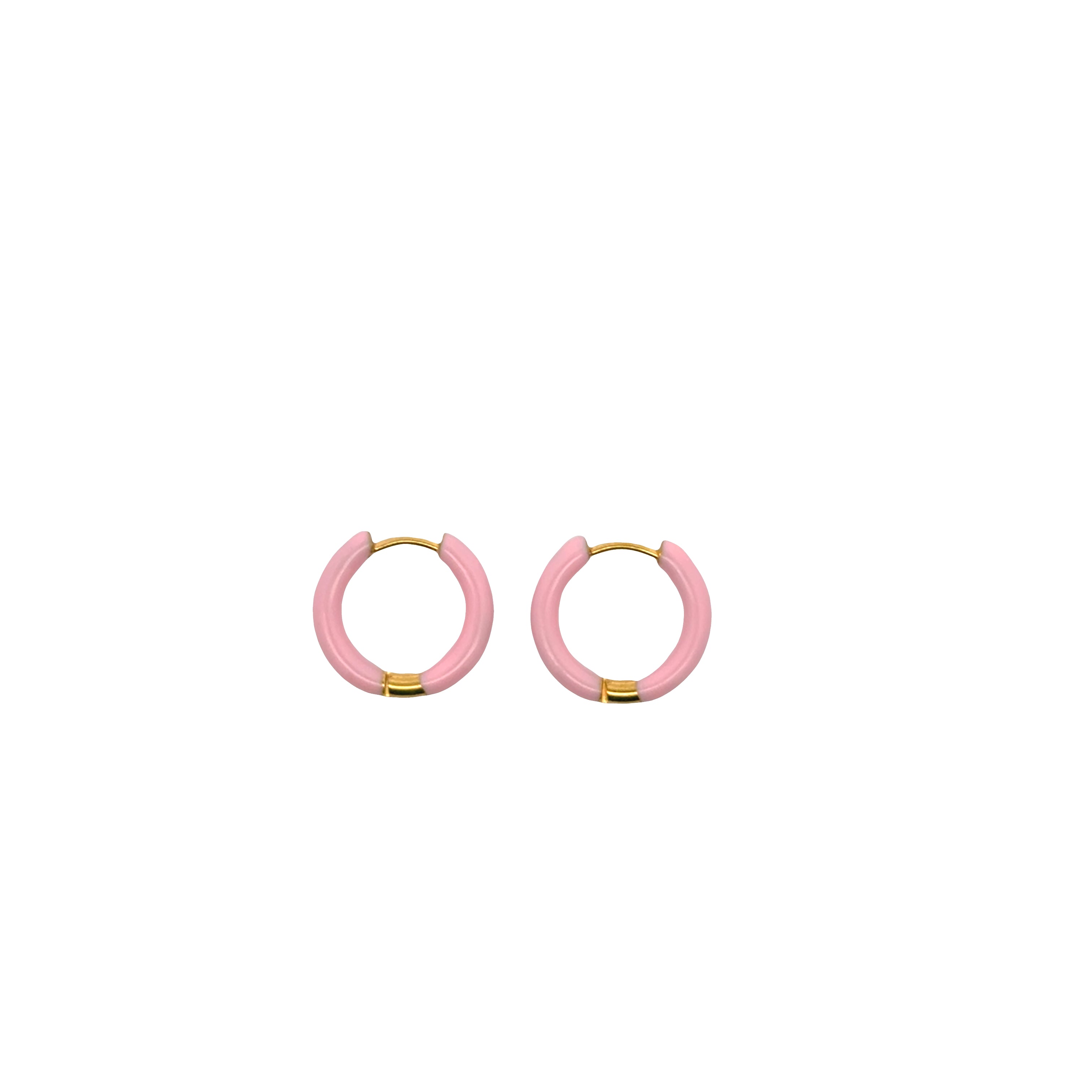Enamel Basic Hoops