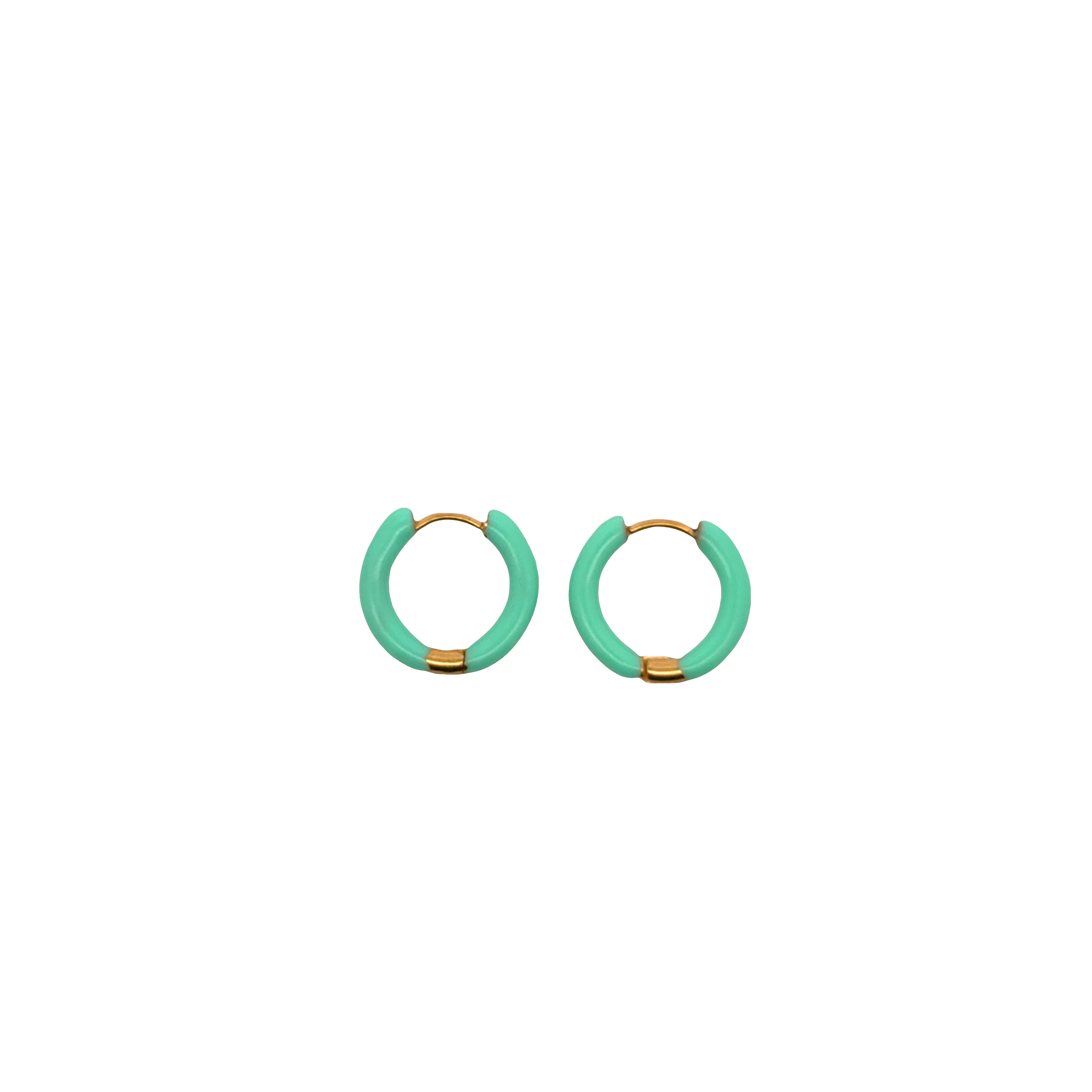 Enamel Basic Hoops