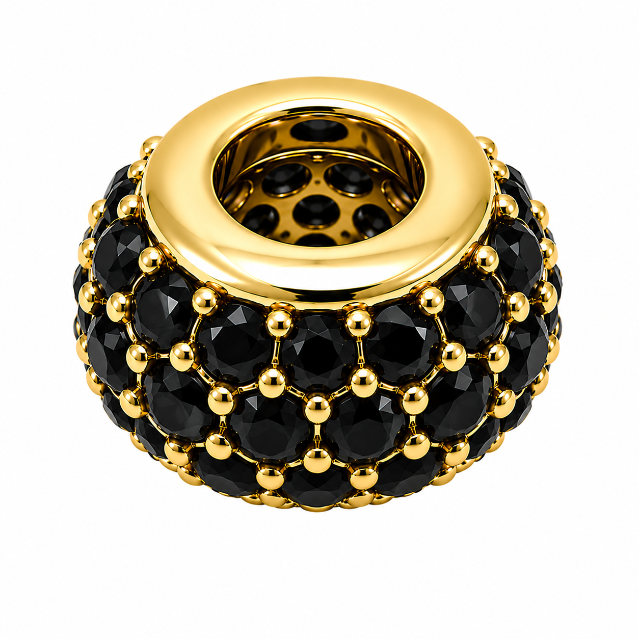 Full Zirconium Skinny Spacer Charms