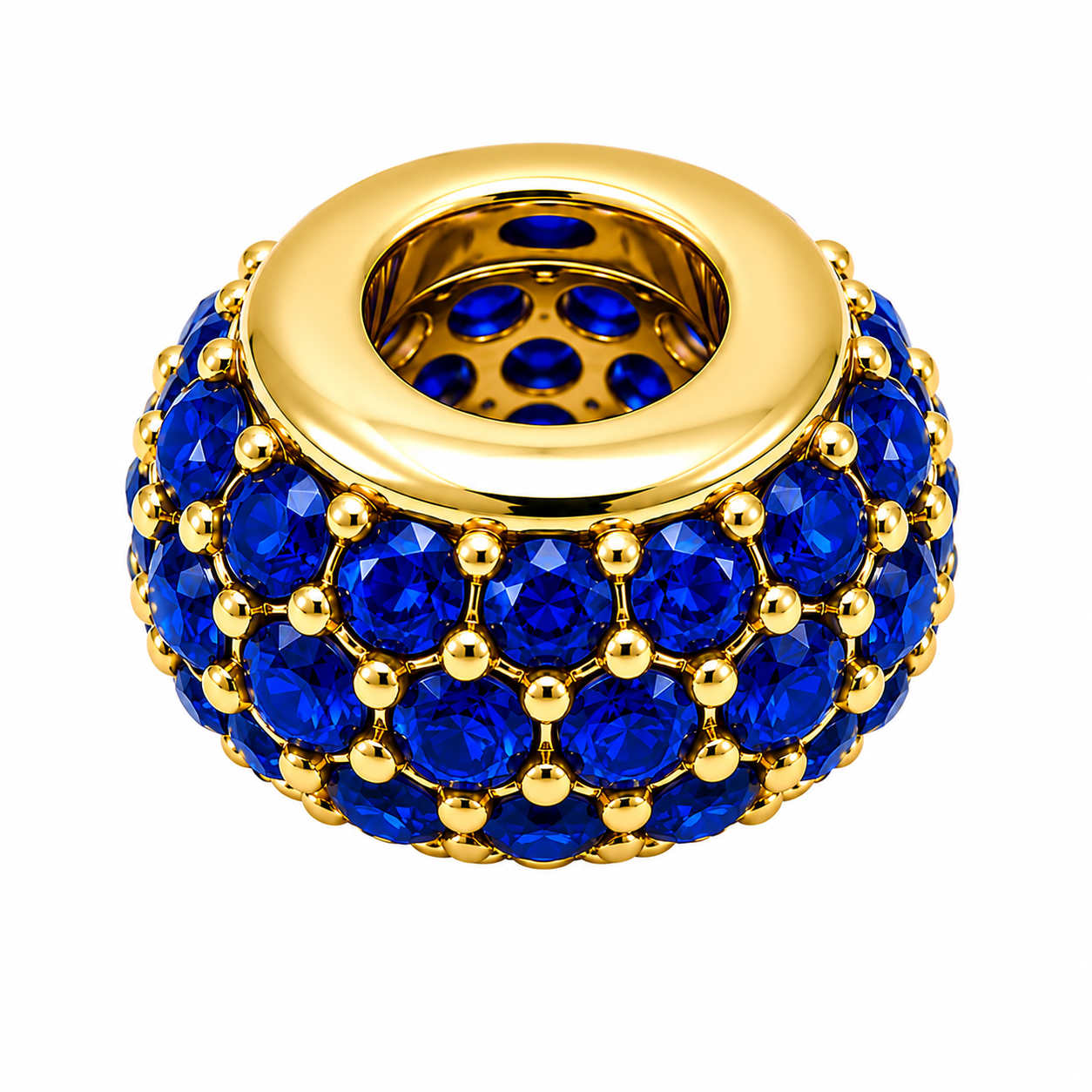 Full Zirconium Skinny Spacer Charms