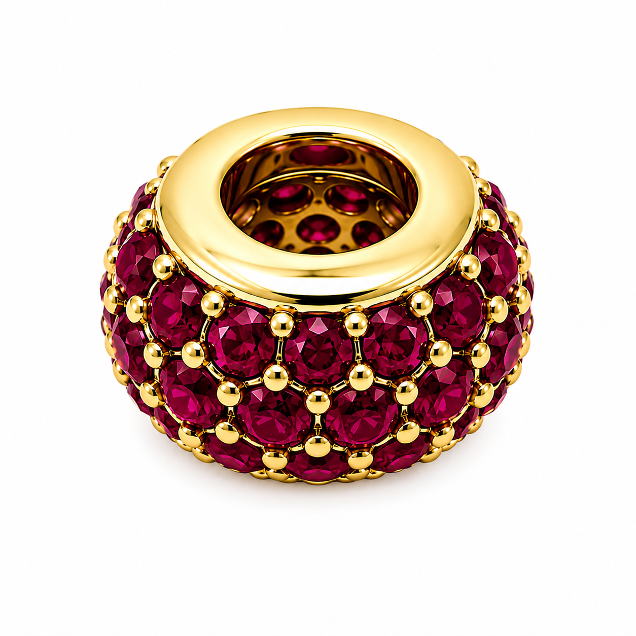 Full Zirconium Skinny Spacer Charms