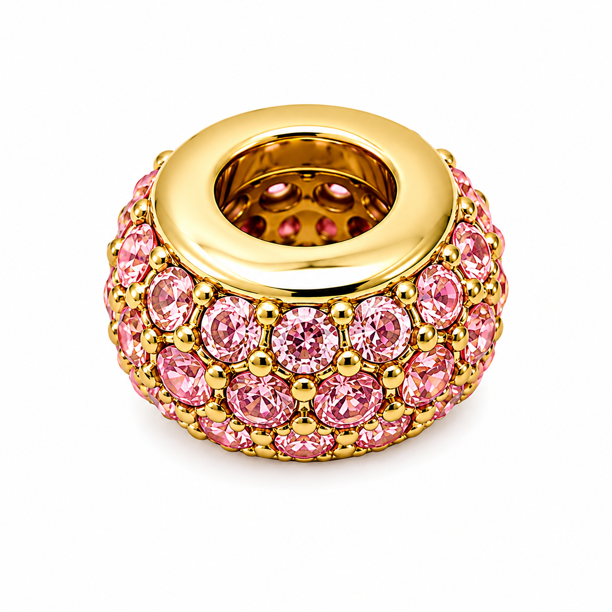 Full Zirconium Skinny Spacer Charms