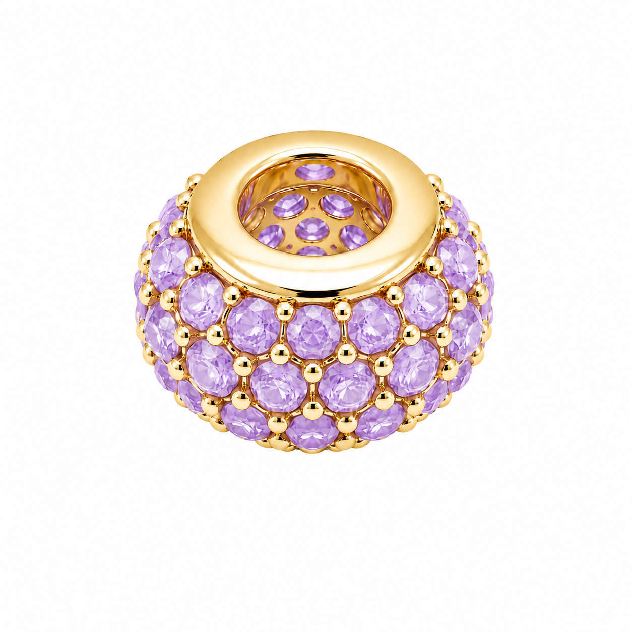 Full Zirconium Skinny Spacer Charms