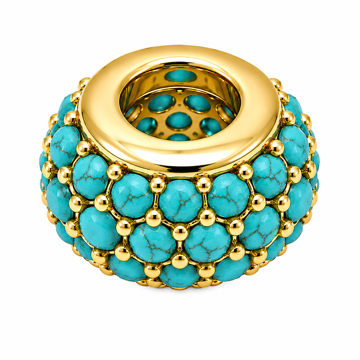 Full Zirconium Skinny Spacer Charms