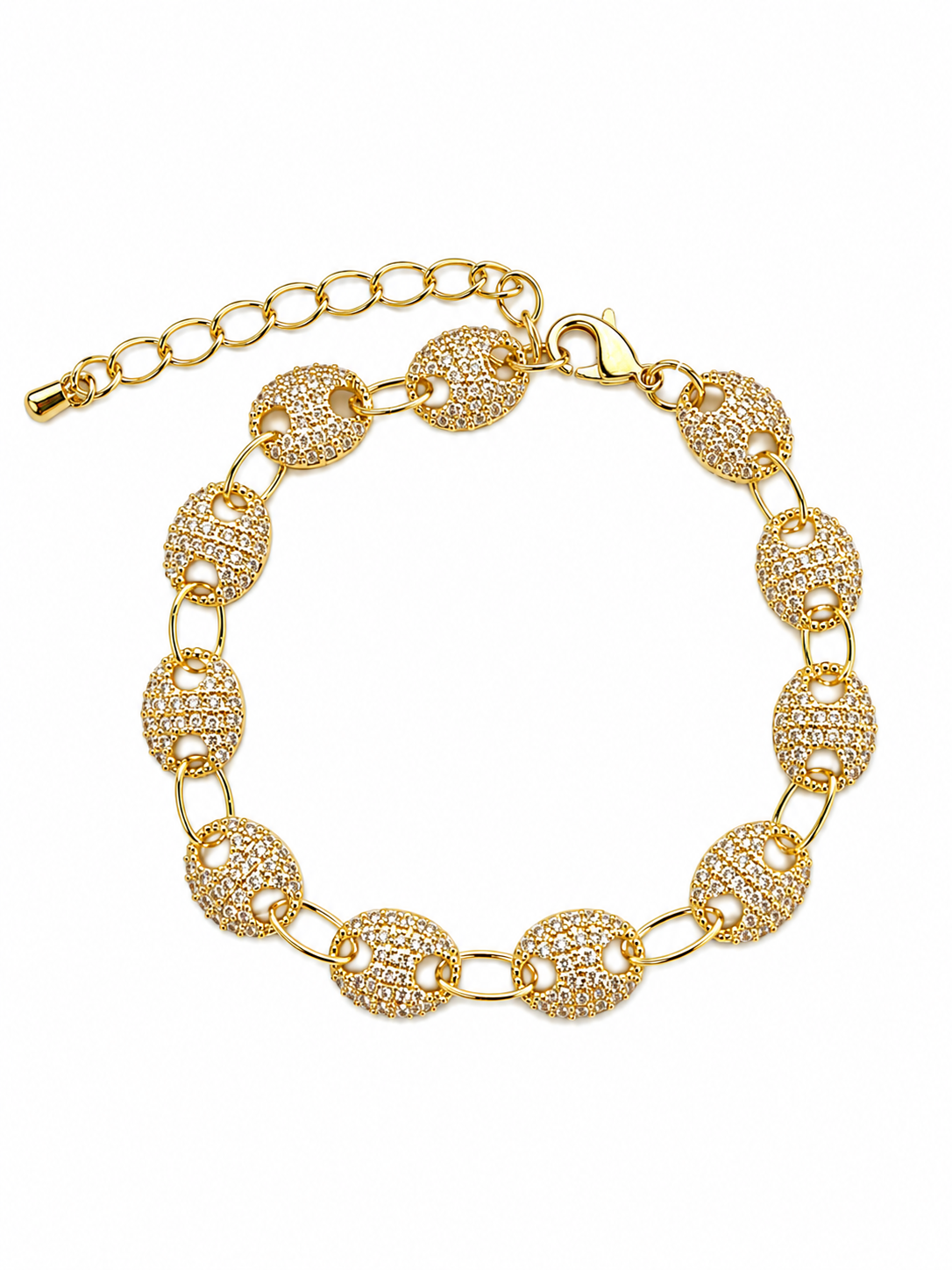White Crystals Bracelets