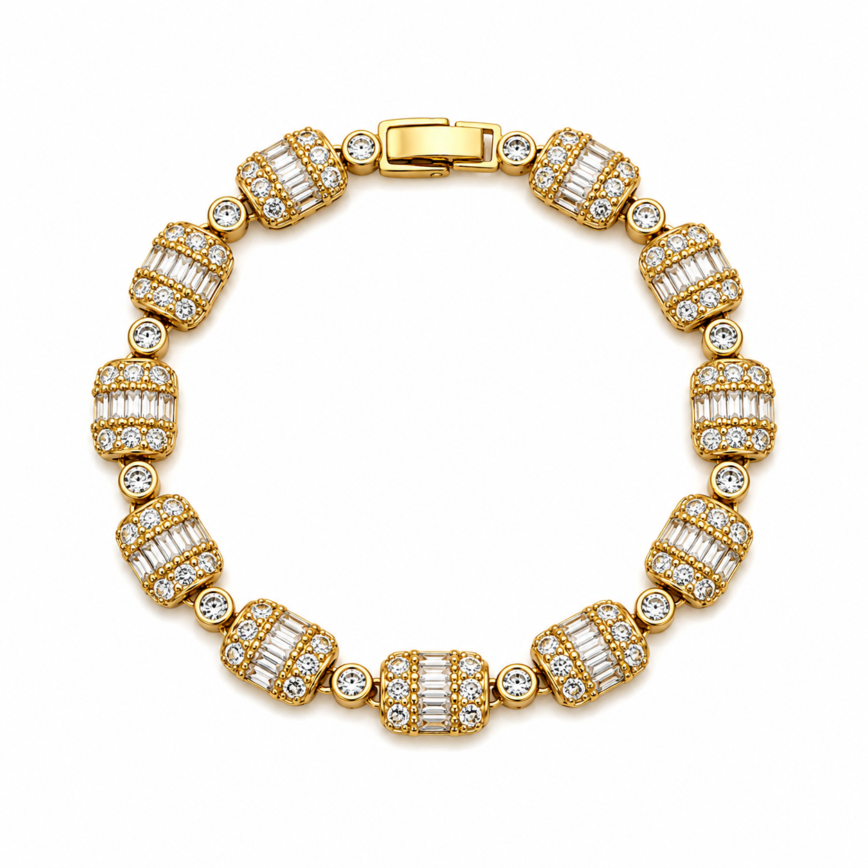 White Crystals Bracelets