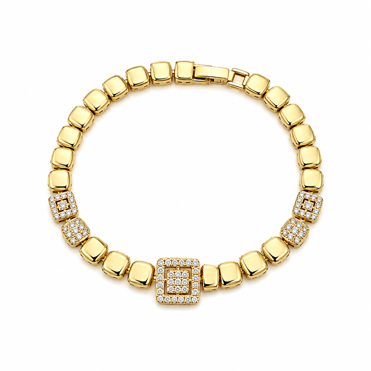 White Crystals Bracelets