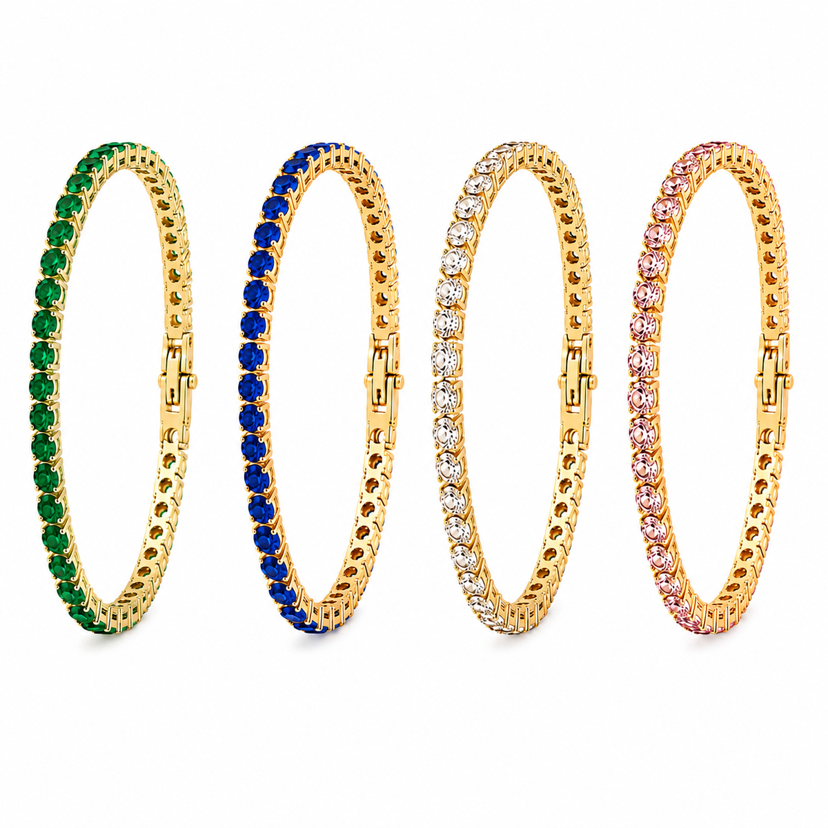 Crystal Tennis Bracelets