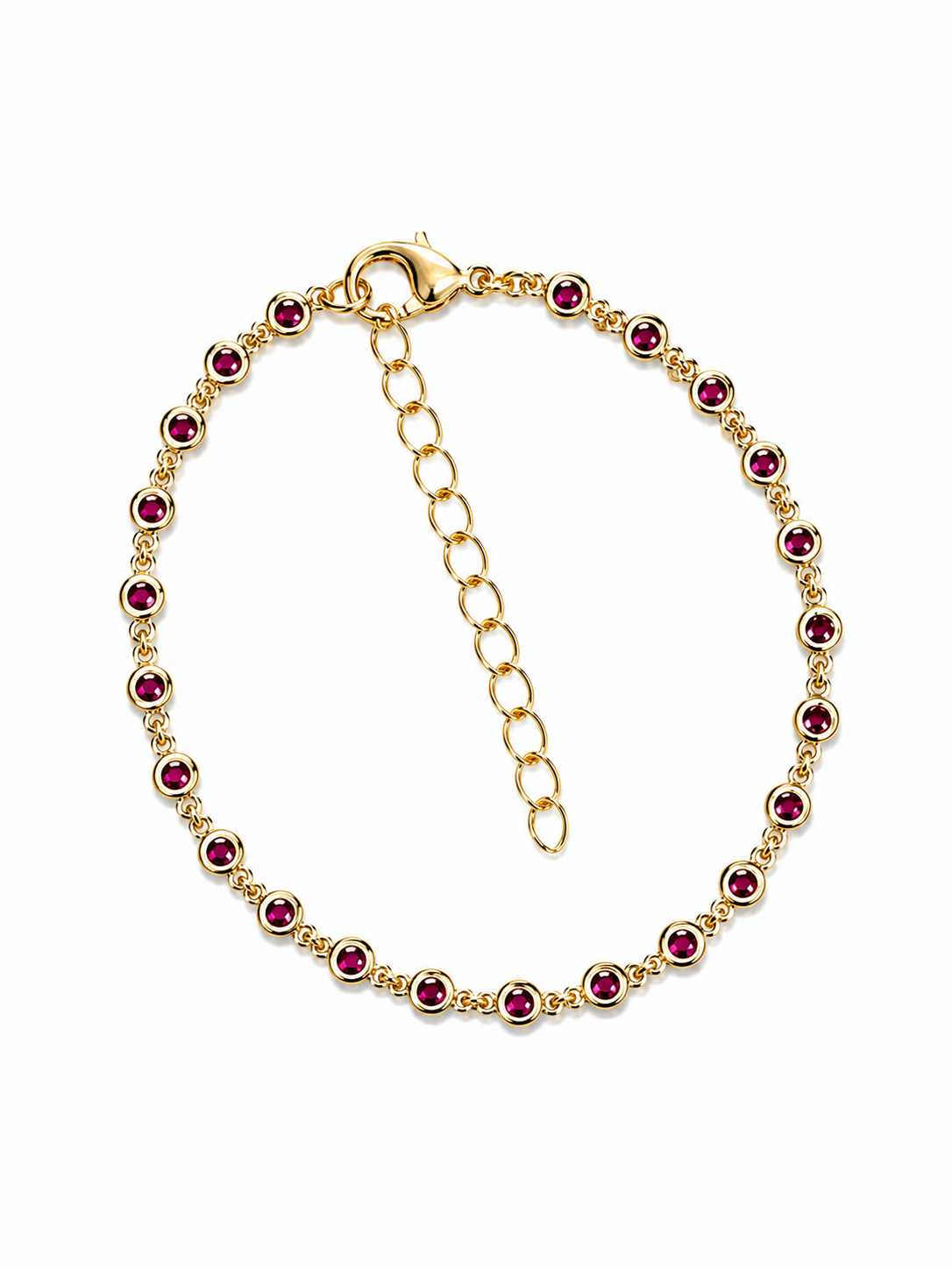Crystal Color Tennis Bracelet