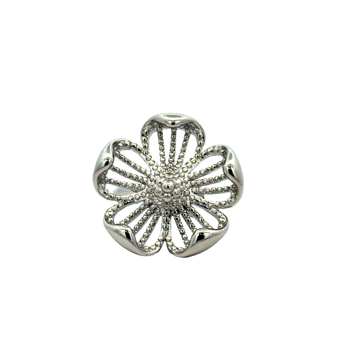 Texture Blossom Rings