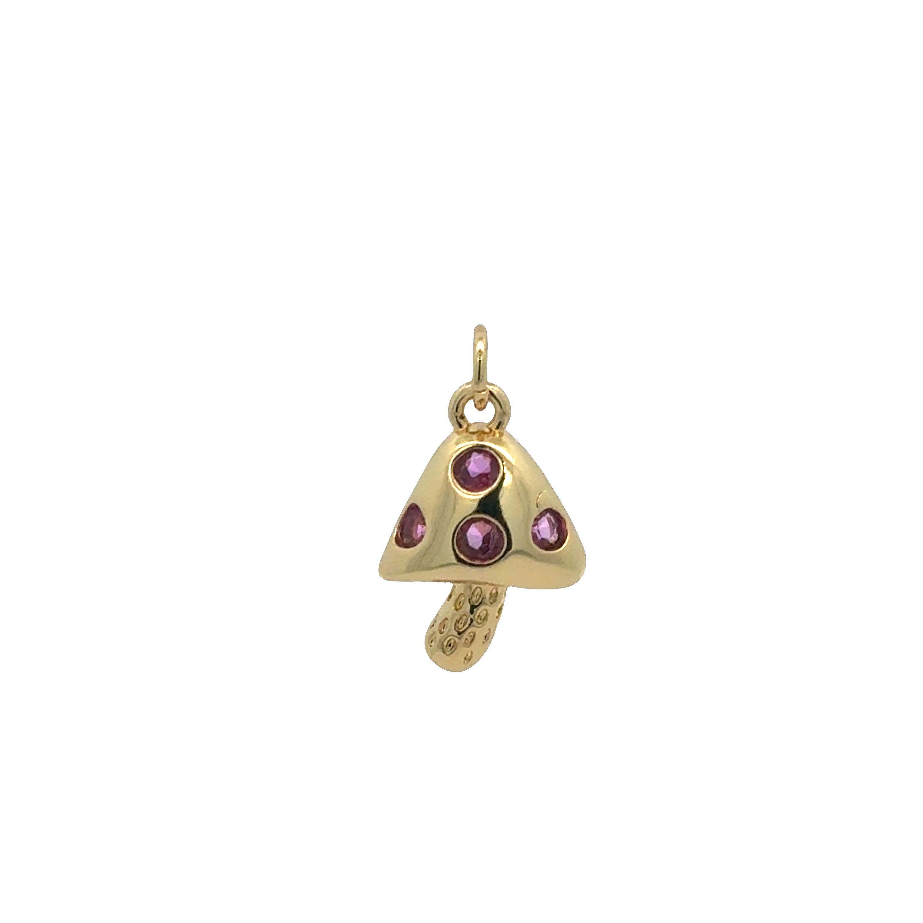 Mushroom Crystal Charm