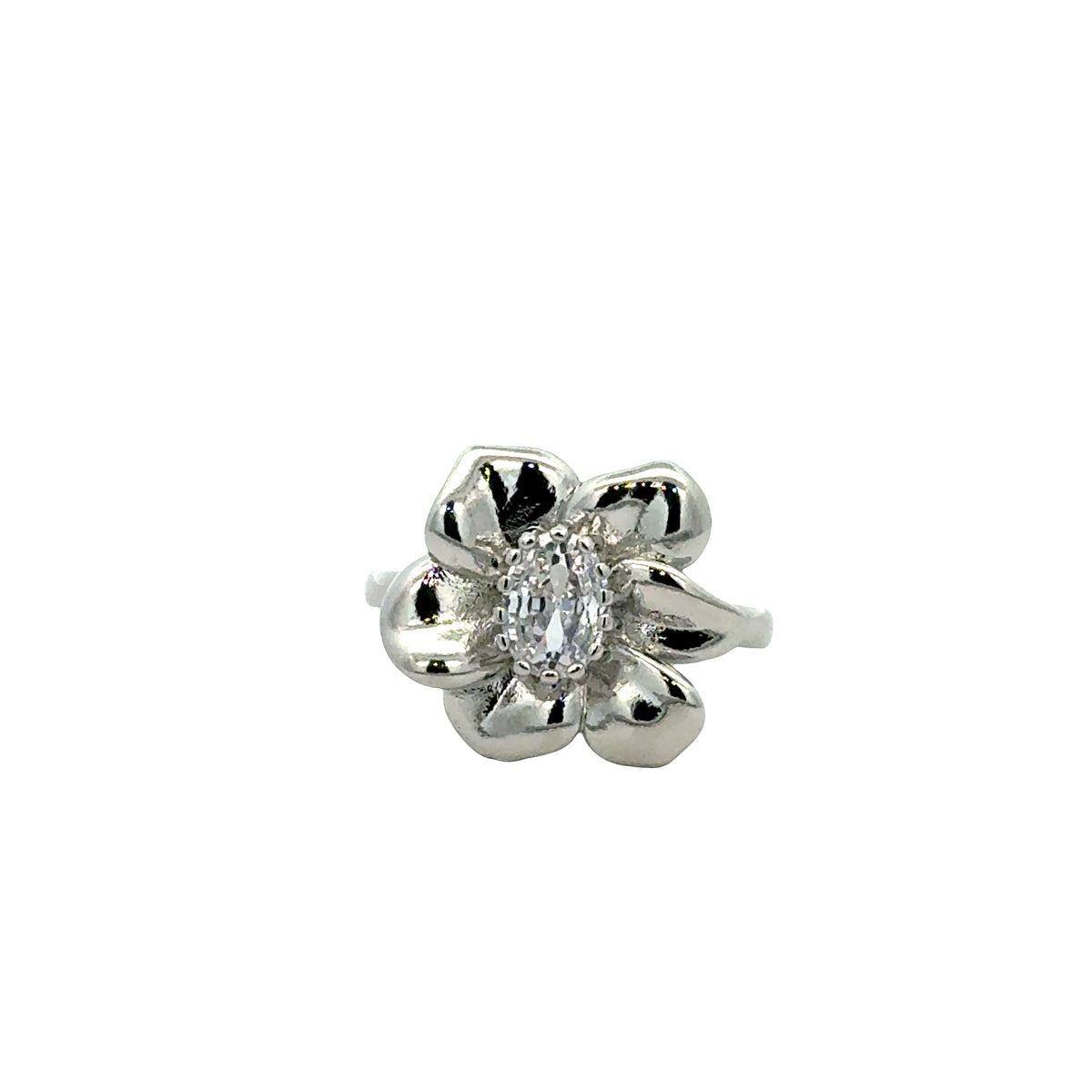 Flower Zirconium Ring