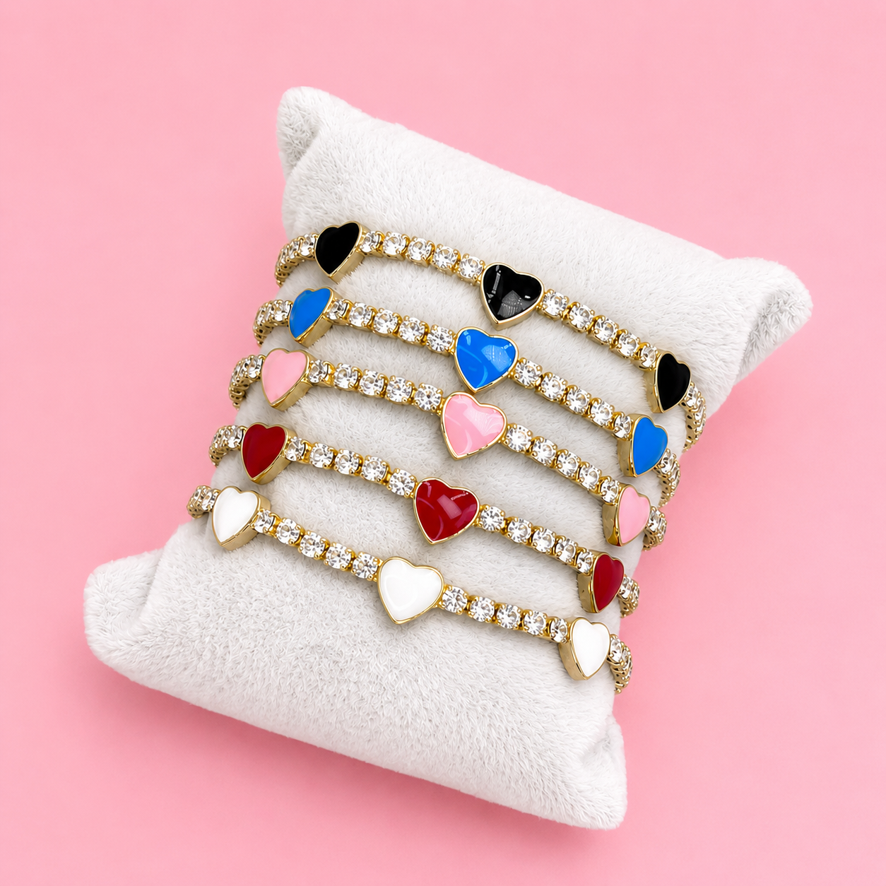 White Crystals and Hearts