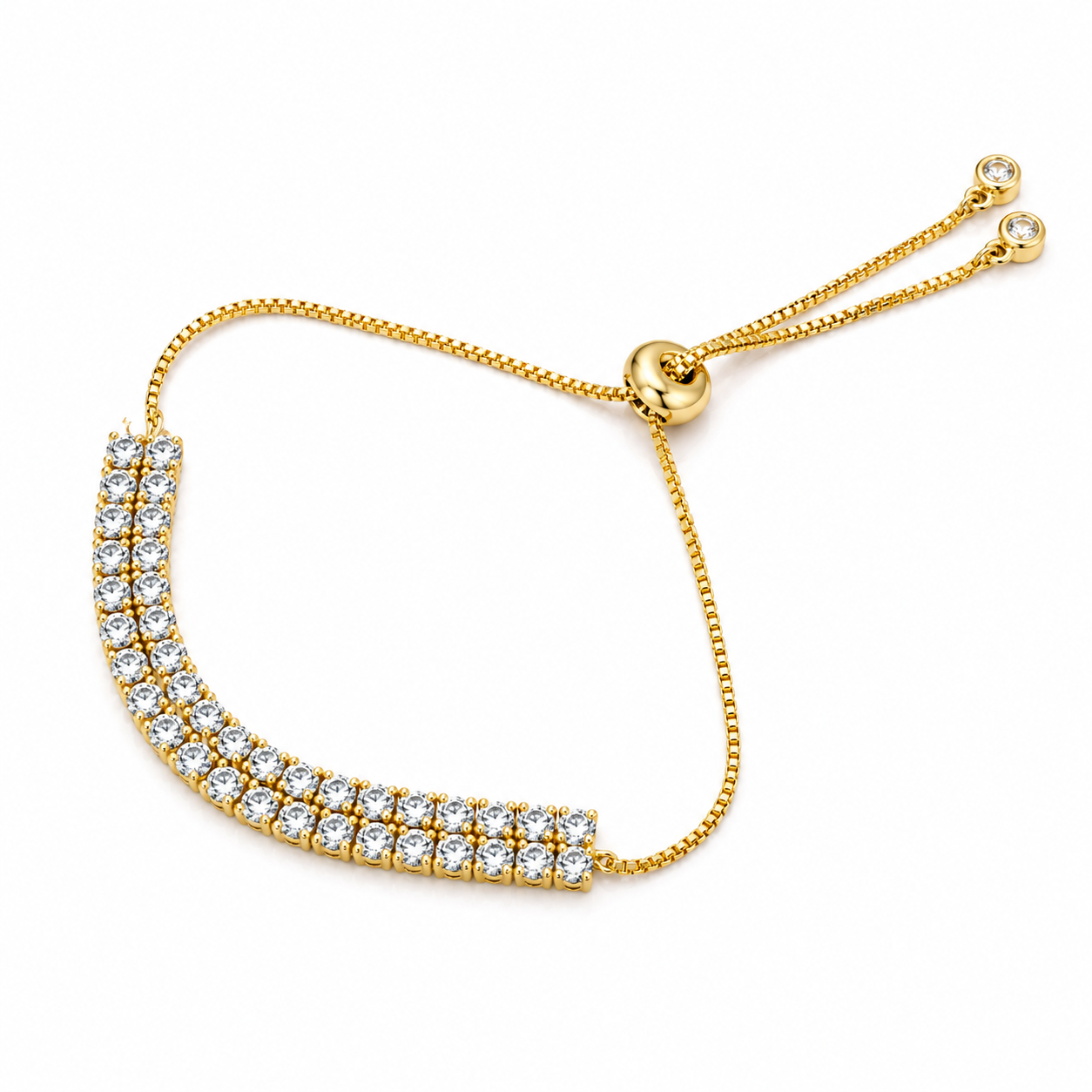 Tennis White Crystals Bracelet