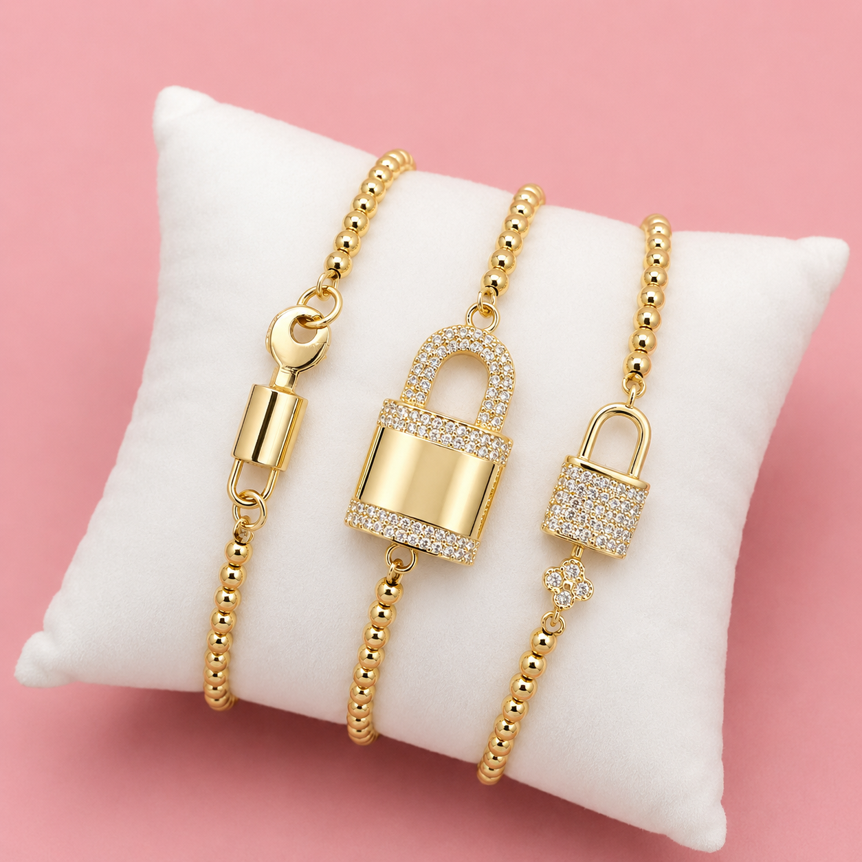 Key and lock Bracelets