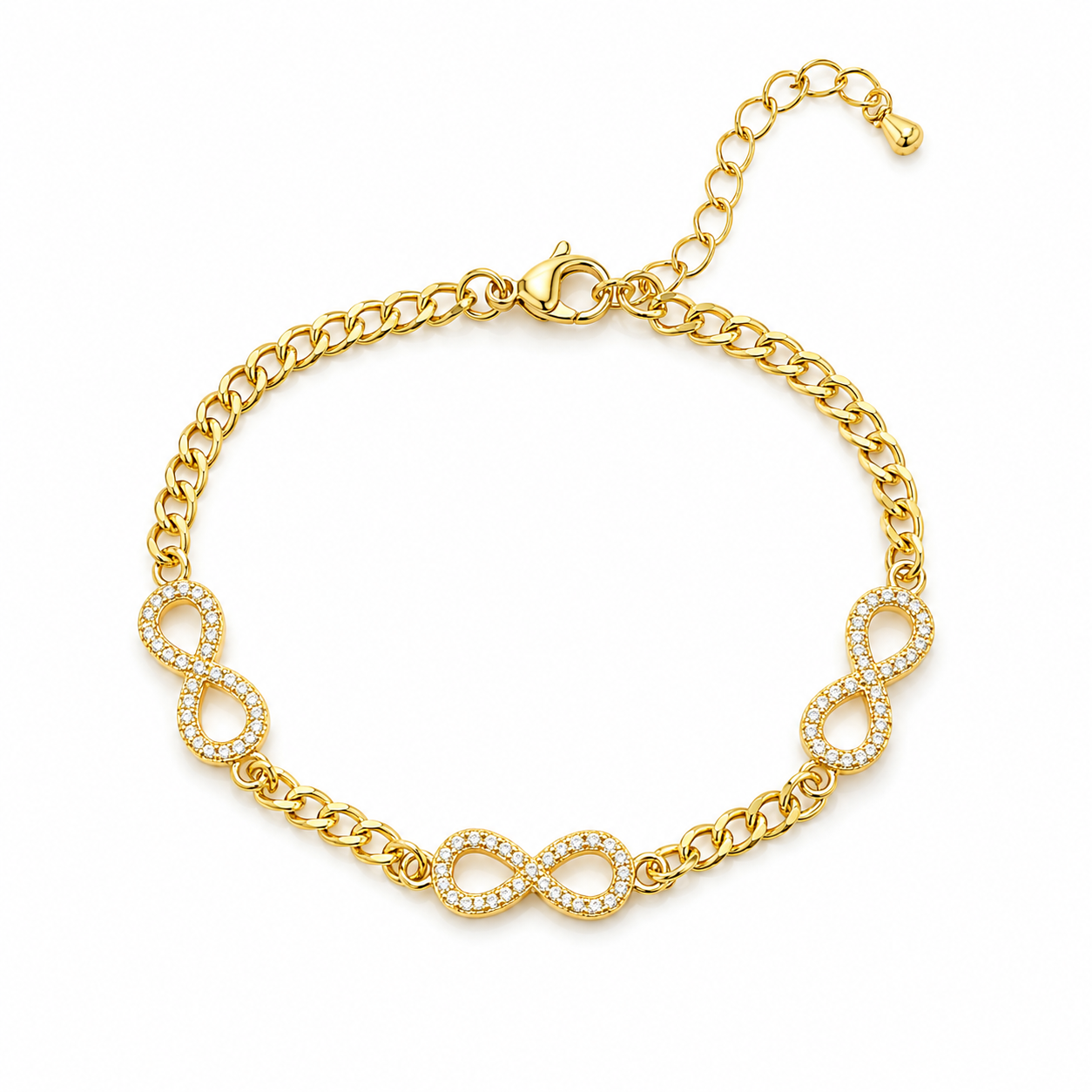 Cuban Link Shapes Bracelet