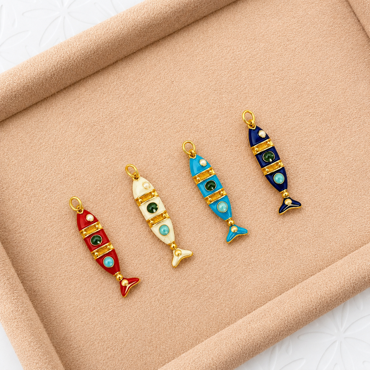 Amalfi Fish Enamel Charm