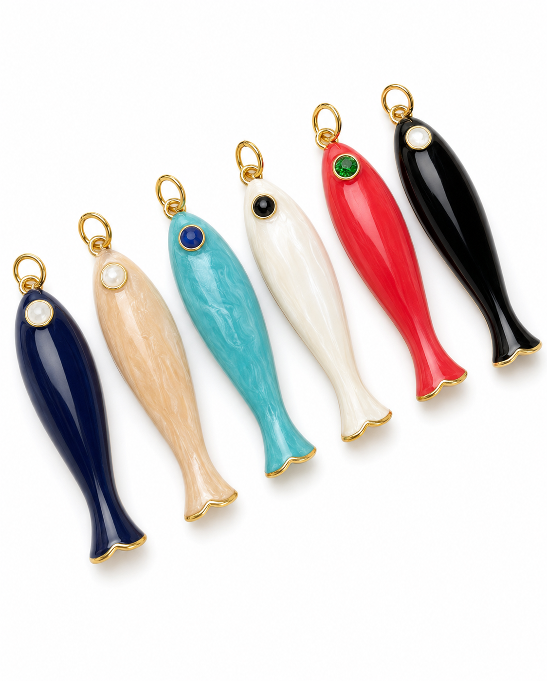 Sea Enamel Skinny Charms Collection