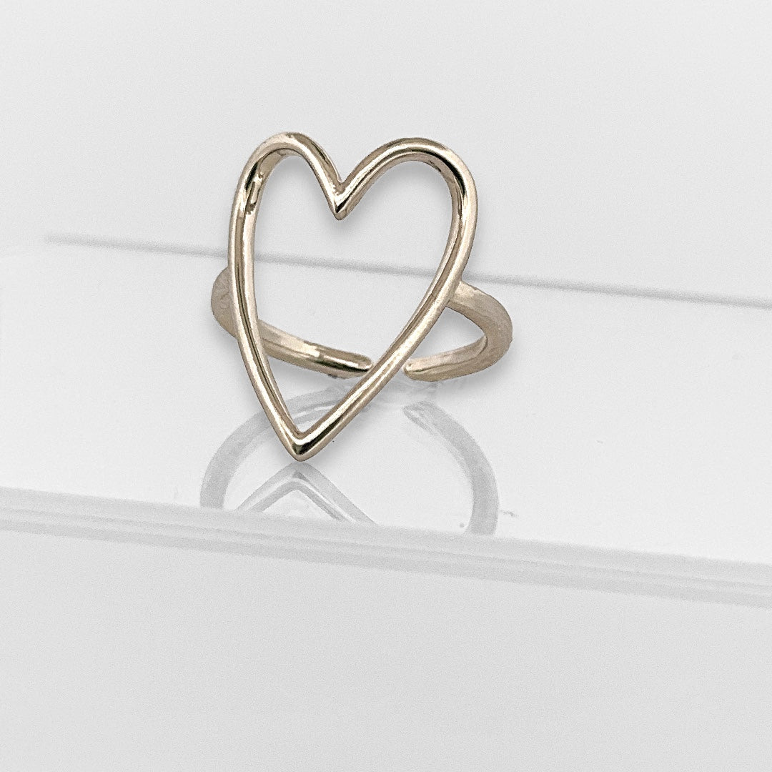 Chunky Fantasy Hearts Ring